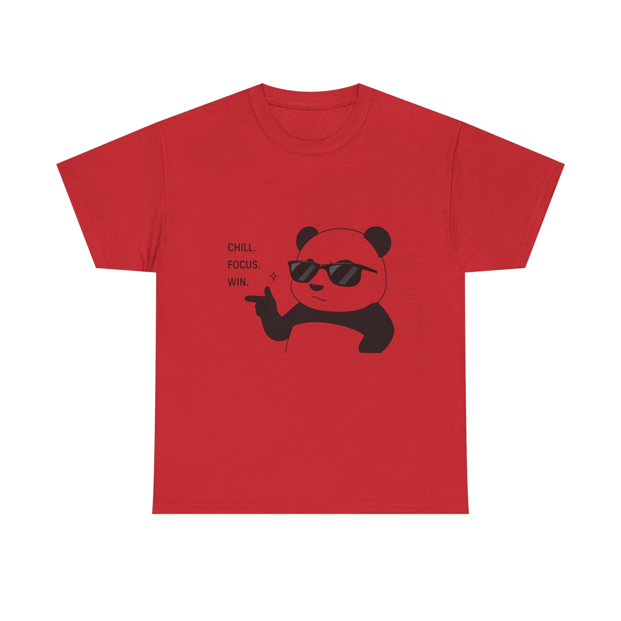 Panda 'Chill. Focus. Win.' T-Shirt - Adult