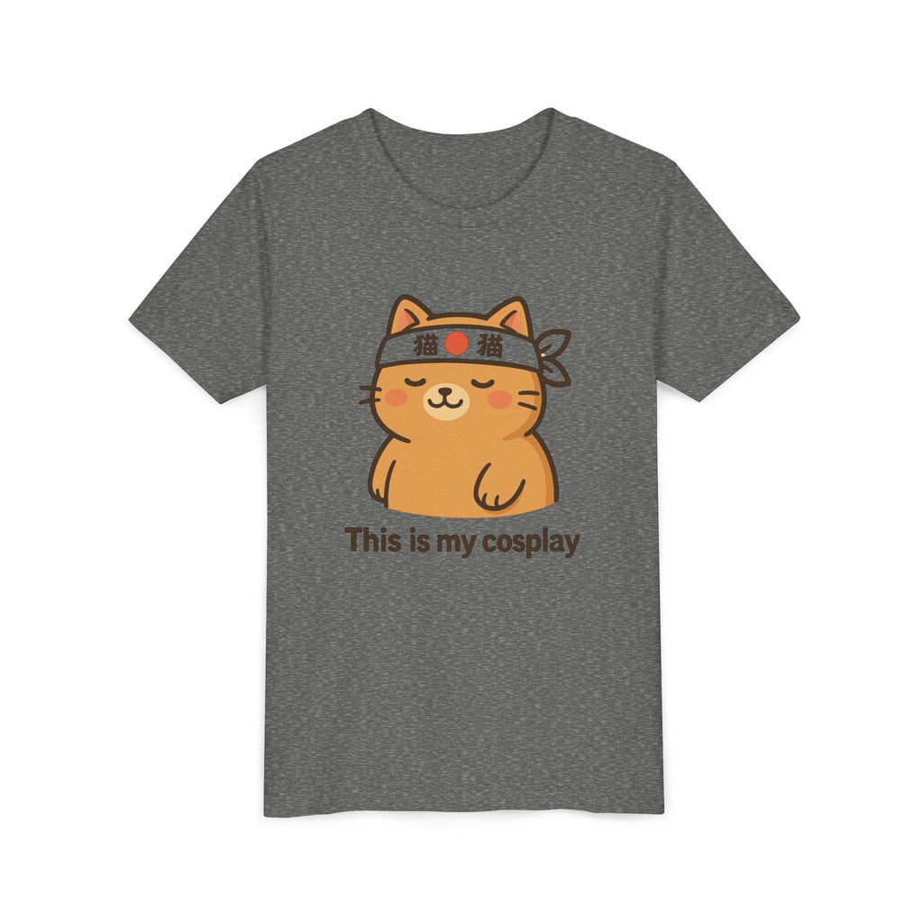 Kids" This Is My Cosplay" Cat Tee — Cute Anime Kawaii Cat Costume Shirt for Children