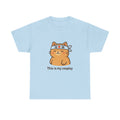 Cat Cosplay T‑Shirt — Cute Kawaii Cat Wearing Hachimaki "This is my cosplay" - Adult