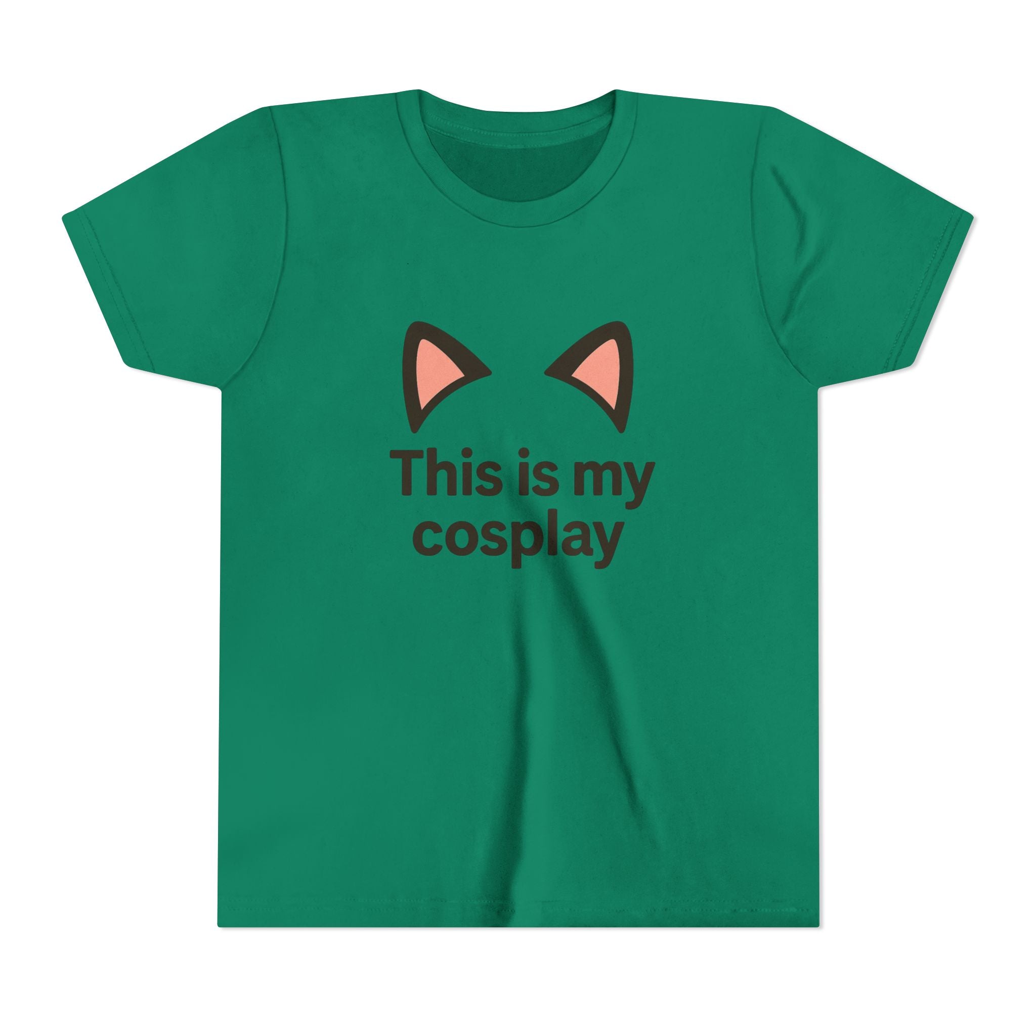 Youth Tee — "This Is My Cosplay" Cat Ear Graphic