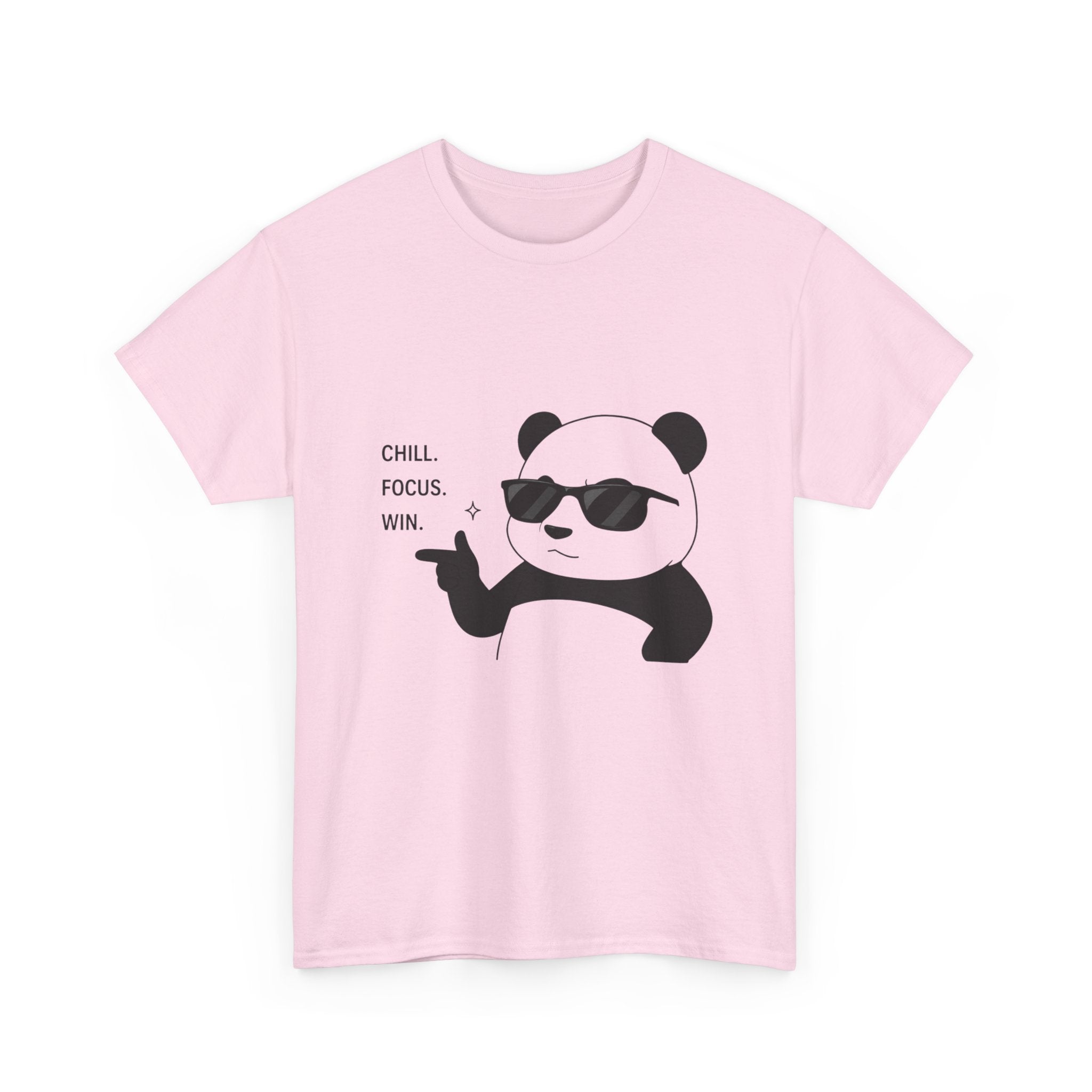 Panda 'Chill. Focus. Win.' T-Shirt - Adult
