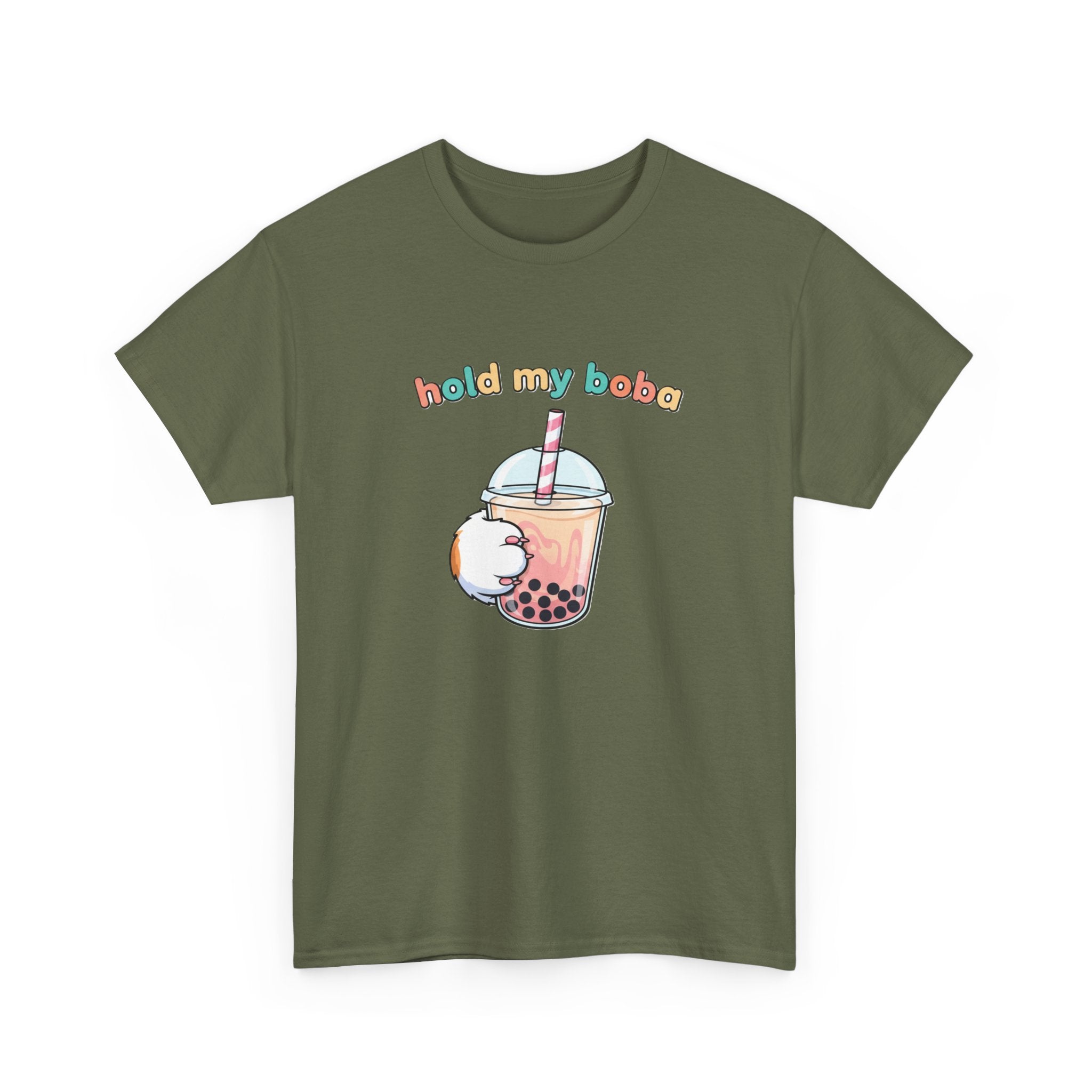 Hold My Boba T‑Shirt — Cute Bubble Tea Graphic Tee - Adult