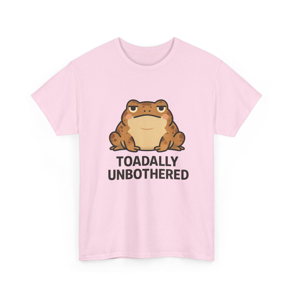 Toadally Unbothered T-Shirt — Cute Relaxed Frog Graphic Tee - Adult