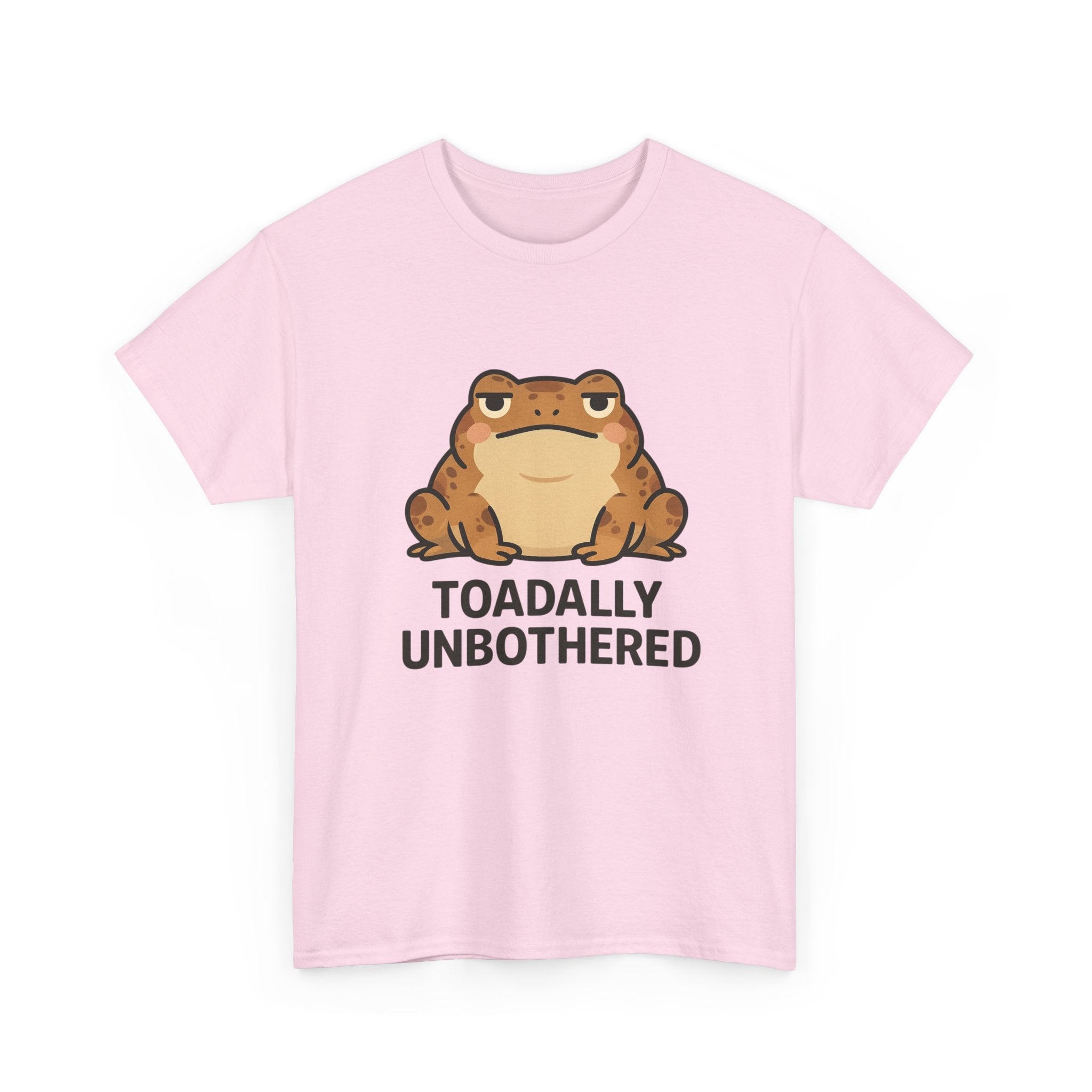 Toadally Unbothered T-Shirt — Cute Relaxed Frog Graphic Tee - Adult