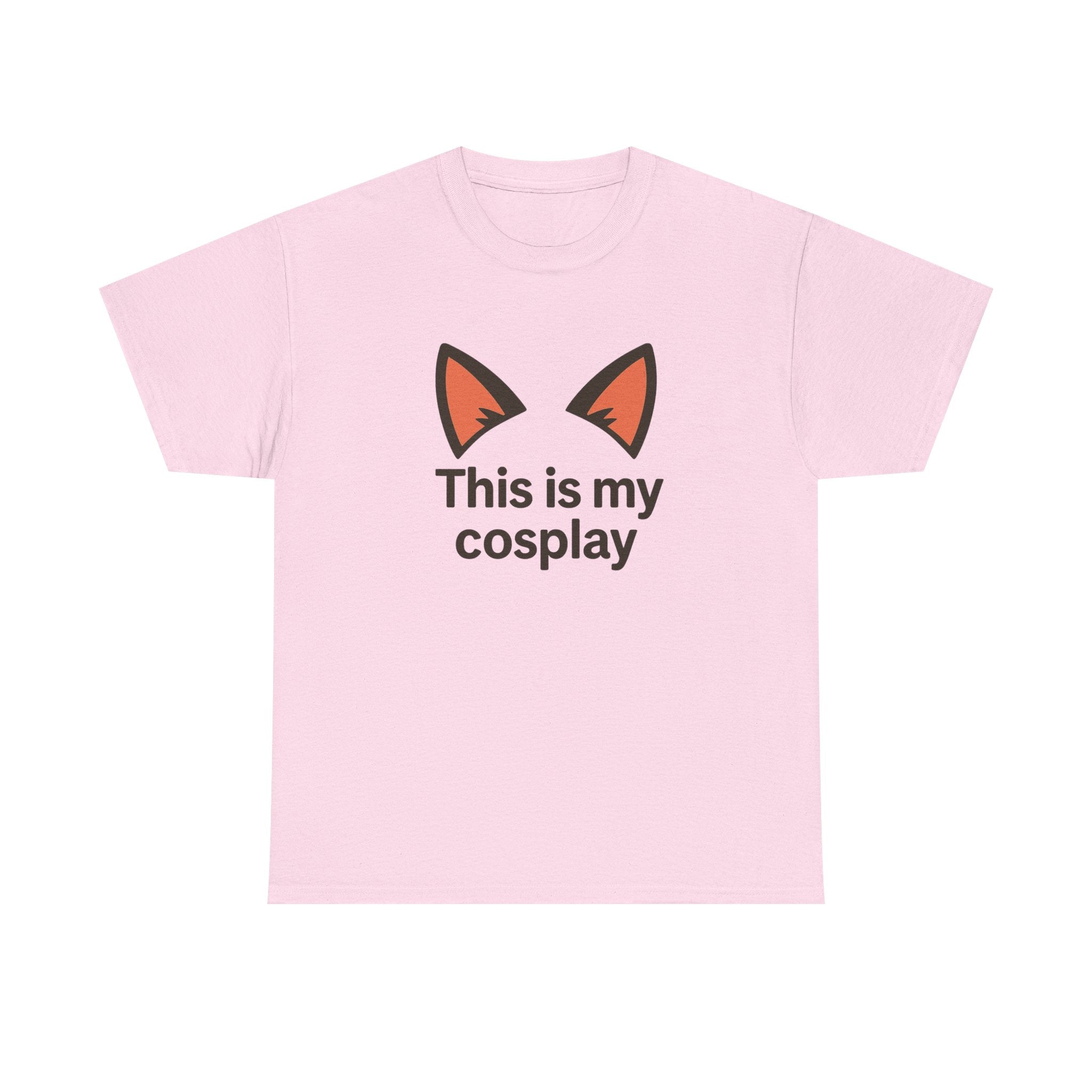 Cosplay Tee — "This is my cosplay" Fox Ear Graphic T-Shirt - Adult