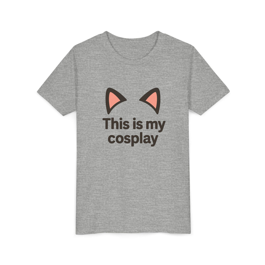 Youth Tee — "This Is My Cosplay" Cat Ear Graphic