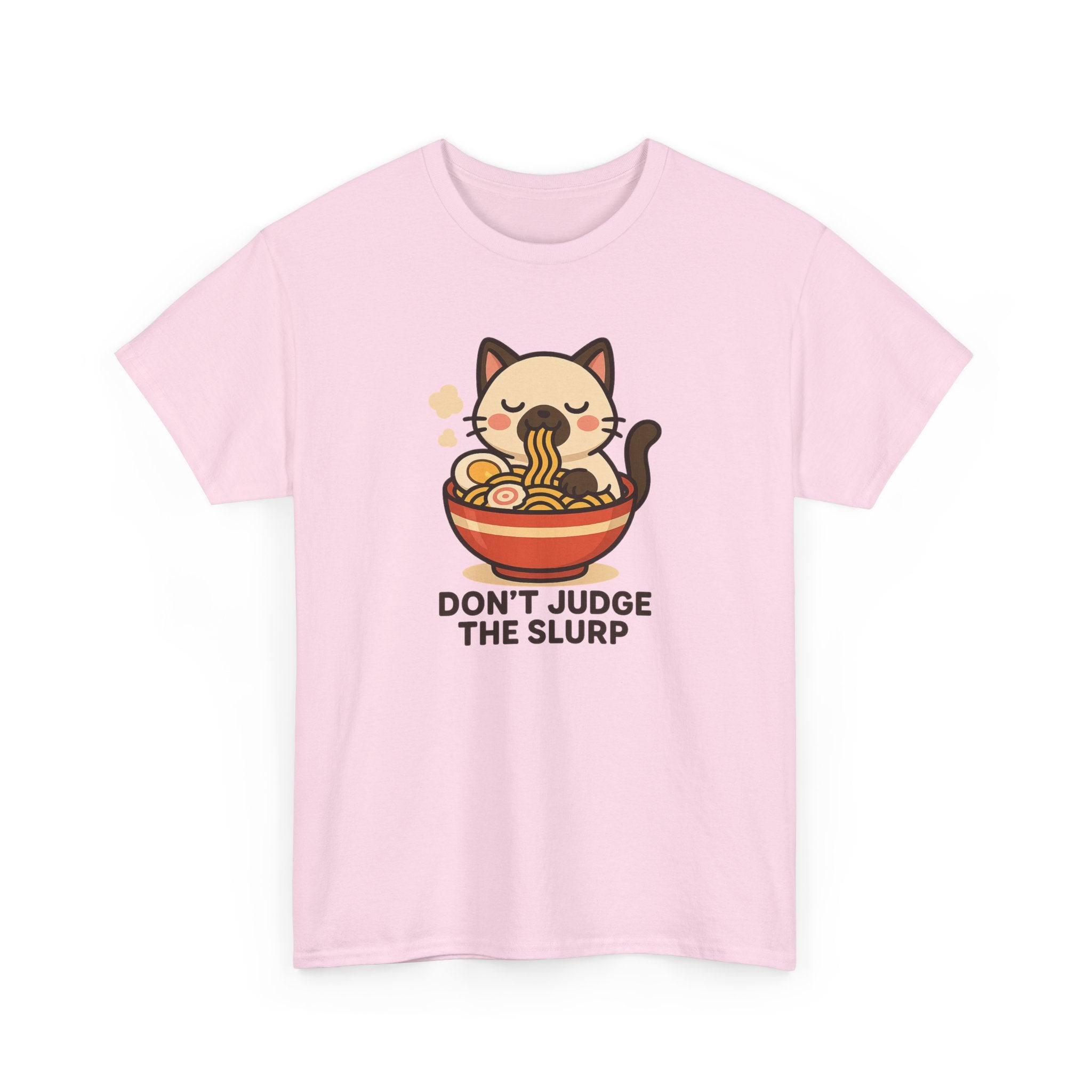Don’t Judge The Slurp Cat Ramen Tee - Adult