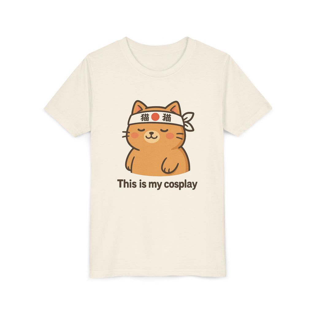 Kids" This Is My Cosplay" Cat Tee — Cute Anime Kawaii Cat Costume Shirt for Children