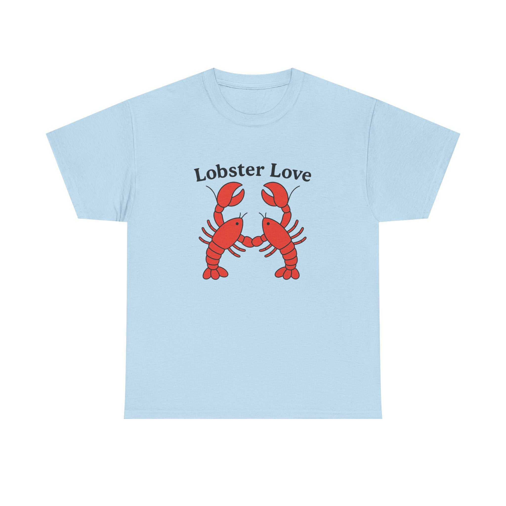Lobster Love T‑Shirt — Cute Lobster Couple Graphic Tee - Adult