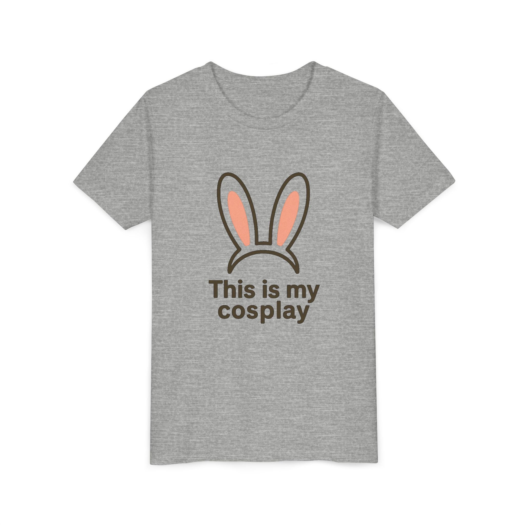 Youth Tee — "This is my cosplay" Bunny Ears Kids T‑Shirt