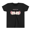 Youth Tee — 'Axolotl Love' Cute Kissing Axolotl Salamander Kids Shirt - Kids