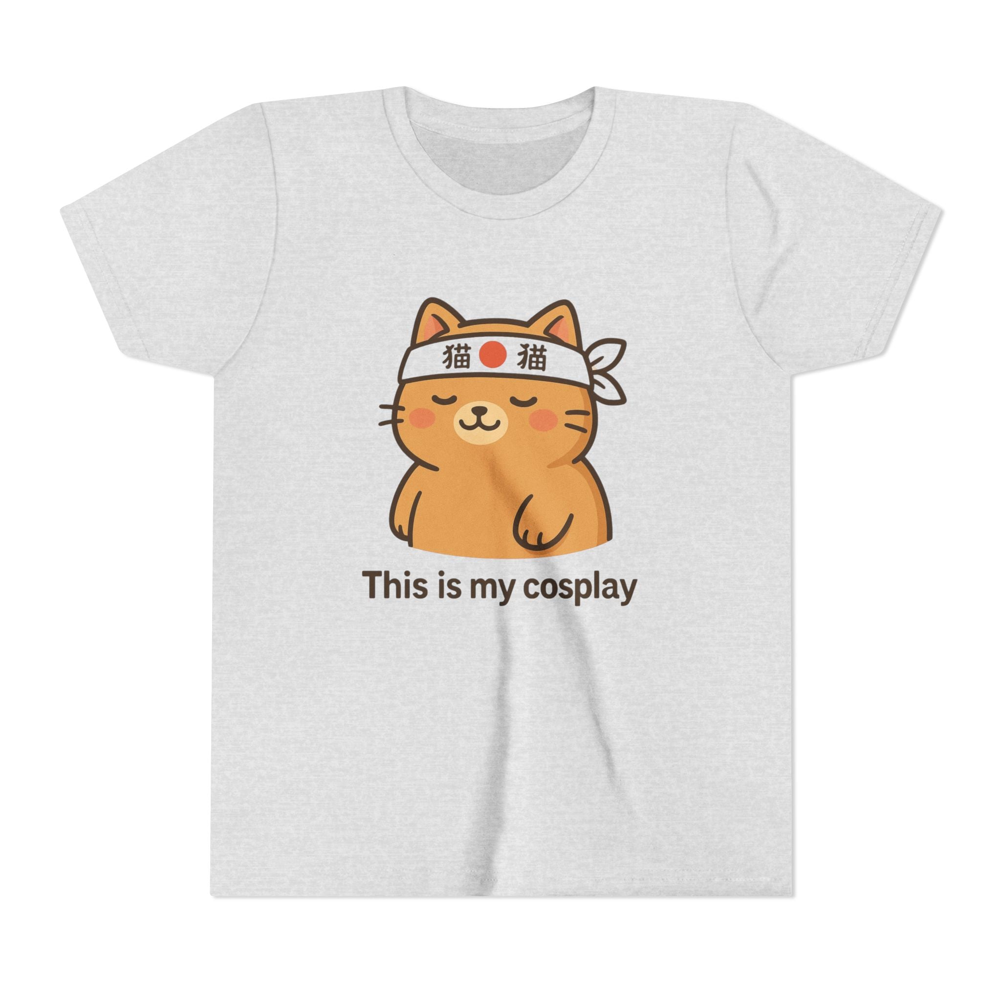 Kids" This Is My Cosplay" Cat Tee — Cute Anime Kawaii Cat Costume Shirt for Children