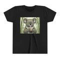 Kids Koala Boba Tea Time T‑Shirt — Cute Koala Drinking Bubble Tea Youth Tee - Kids