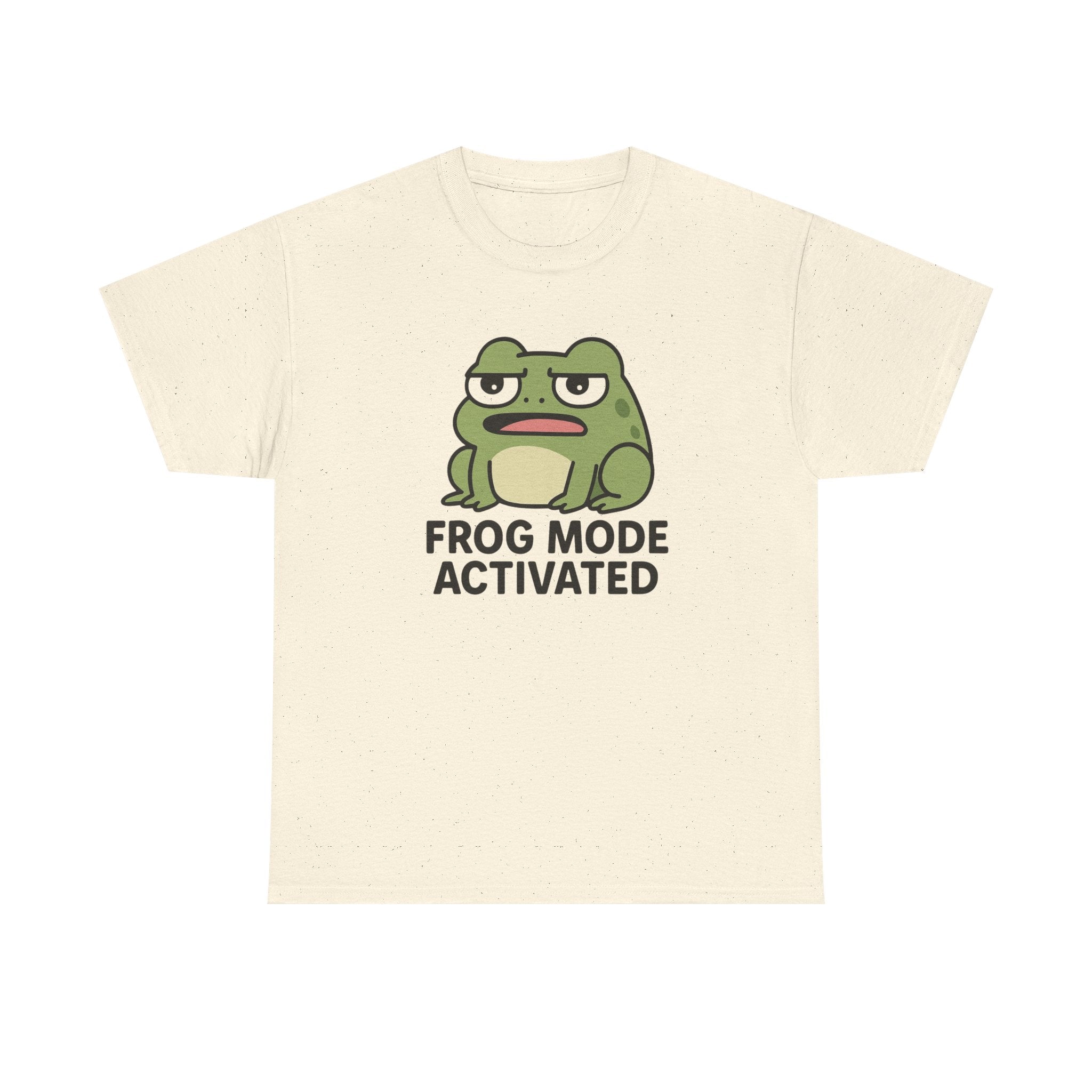 Frog Mode Activated T-Shirt — Cute Cartoon Frog Graphic Tee - Adult