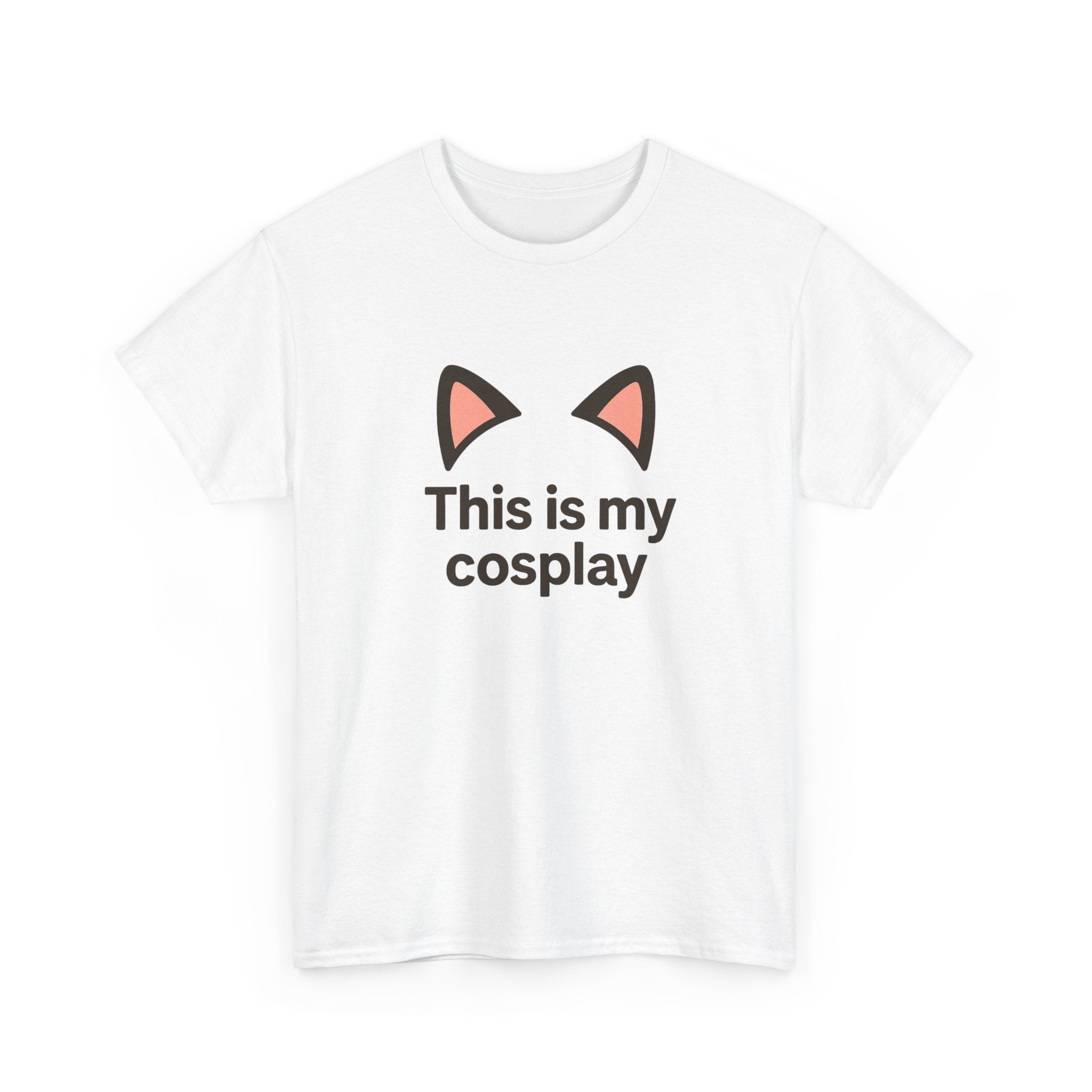 Cat Ear 'This Is My Cosplay' T-Shirt - Adult