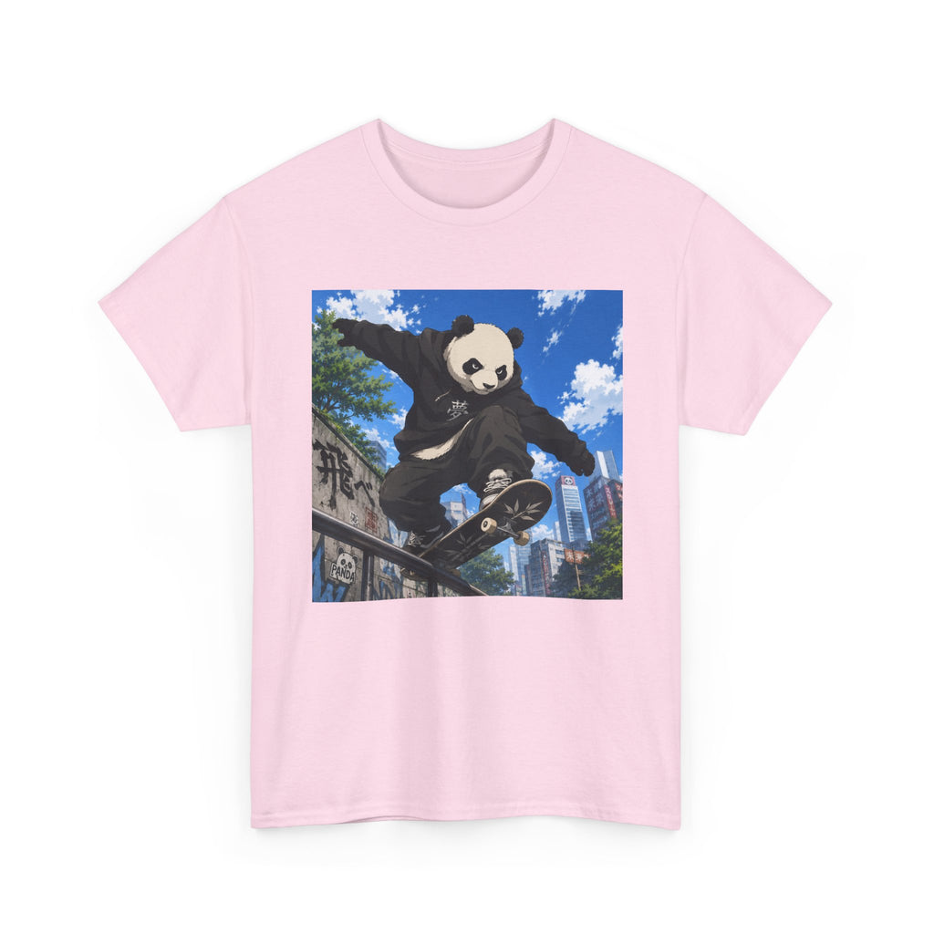 Panda Skateboarder T-Shirt — Urban Skate Panda Graphic Tee - Adult