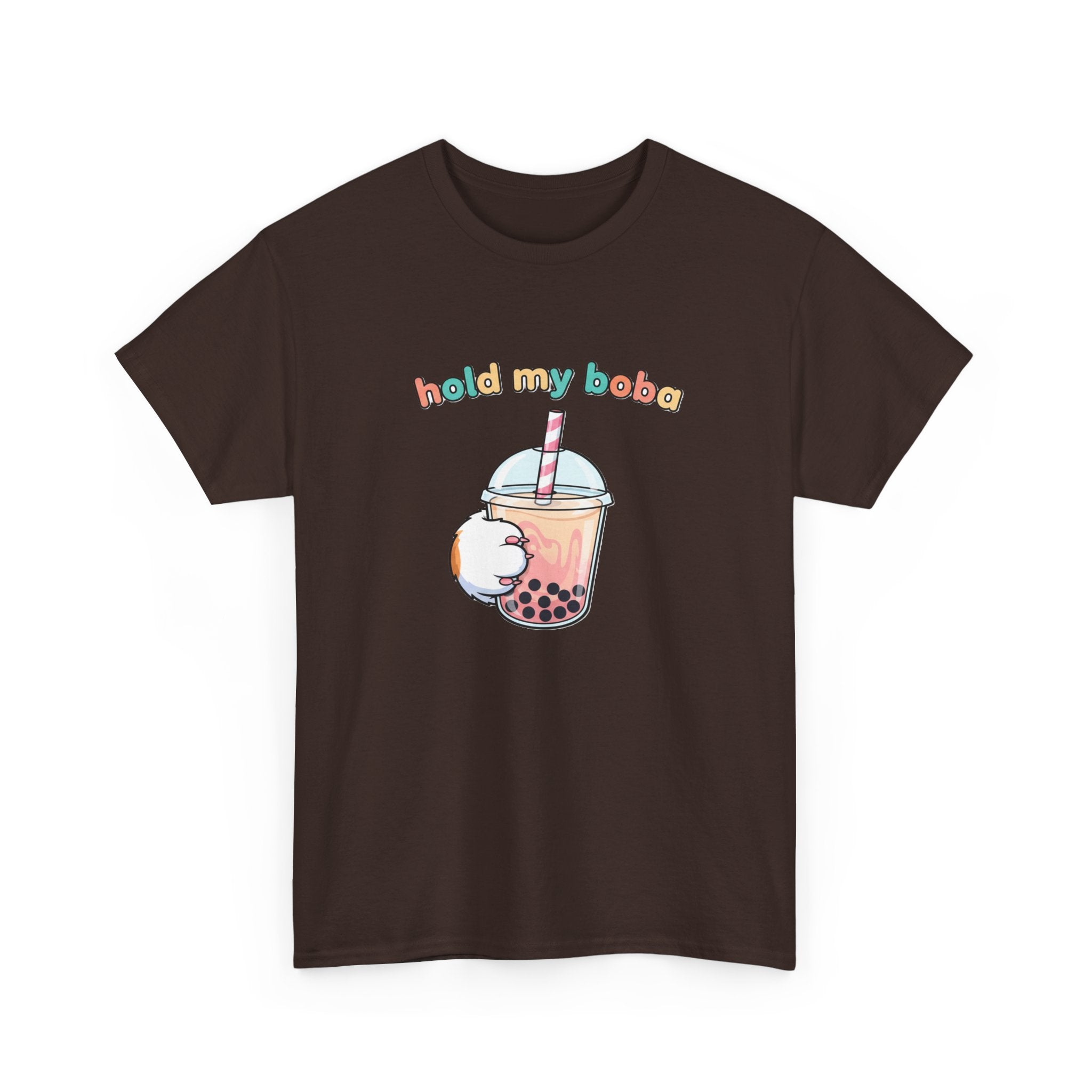 Hold My Boba T‑Shirt — Cute Bubble Tea Graphic Tee - Adult