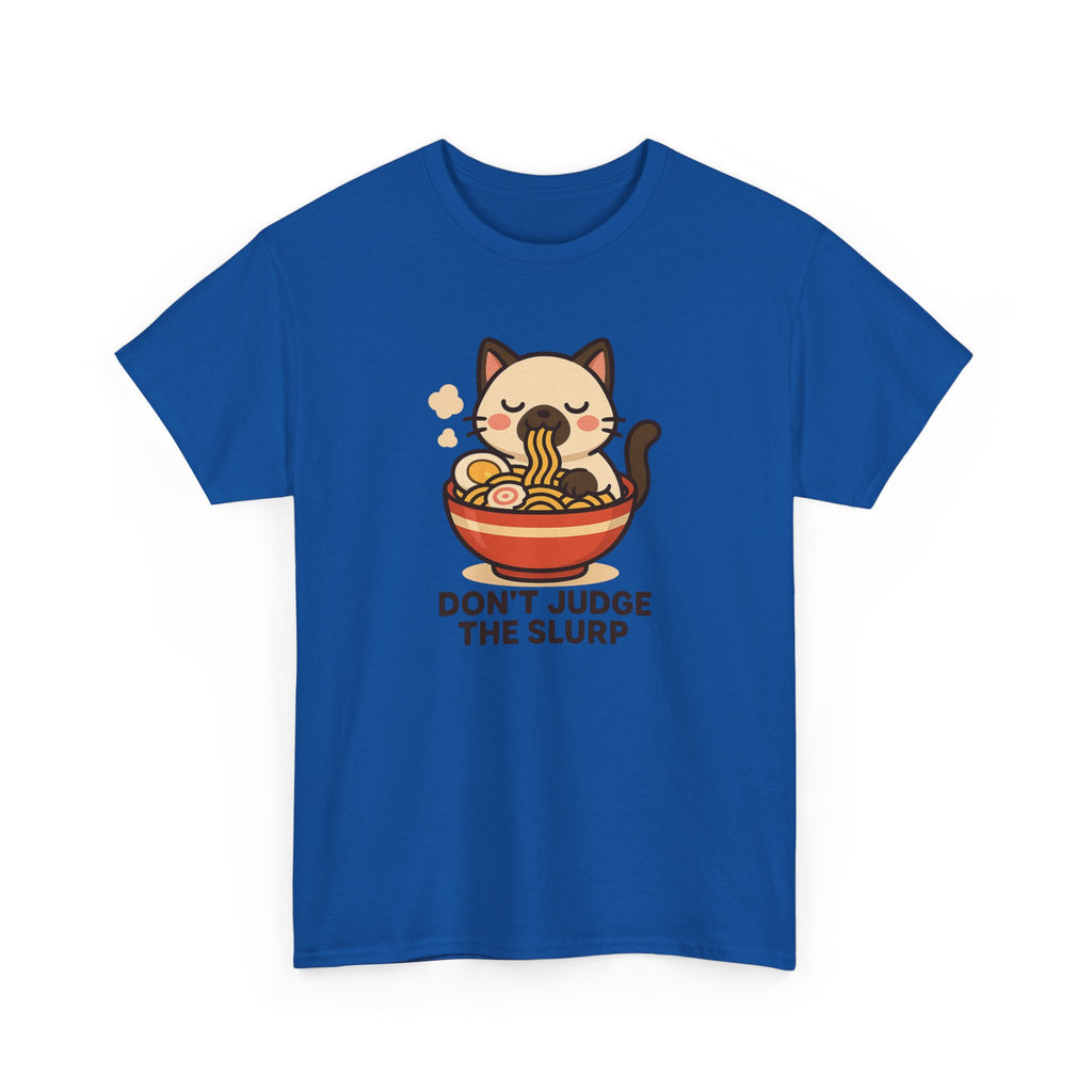 Don’t Judge The Slurp Cat Ramen Tee - Adult