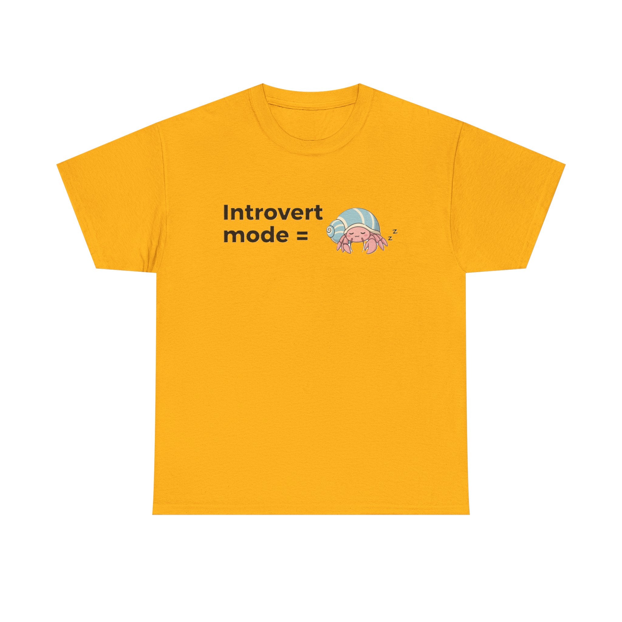 Introvert Mode Graphic Tee — Cute Anime Girl "Introvert mode" T-Shirt - Adult