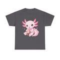 Axolotl Bubble Tea Tee — Cute Pink Axolotl Drinking Boba T-Shirt - Adult
