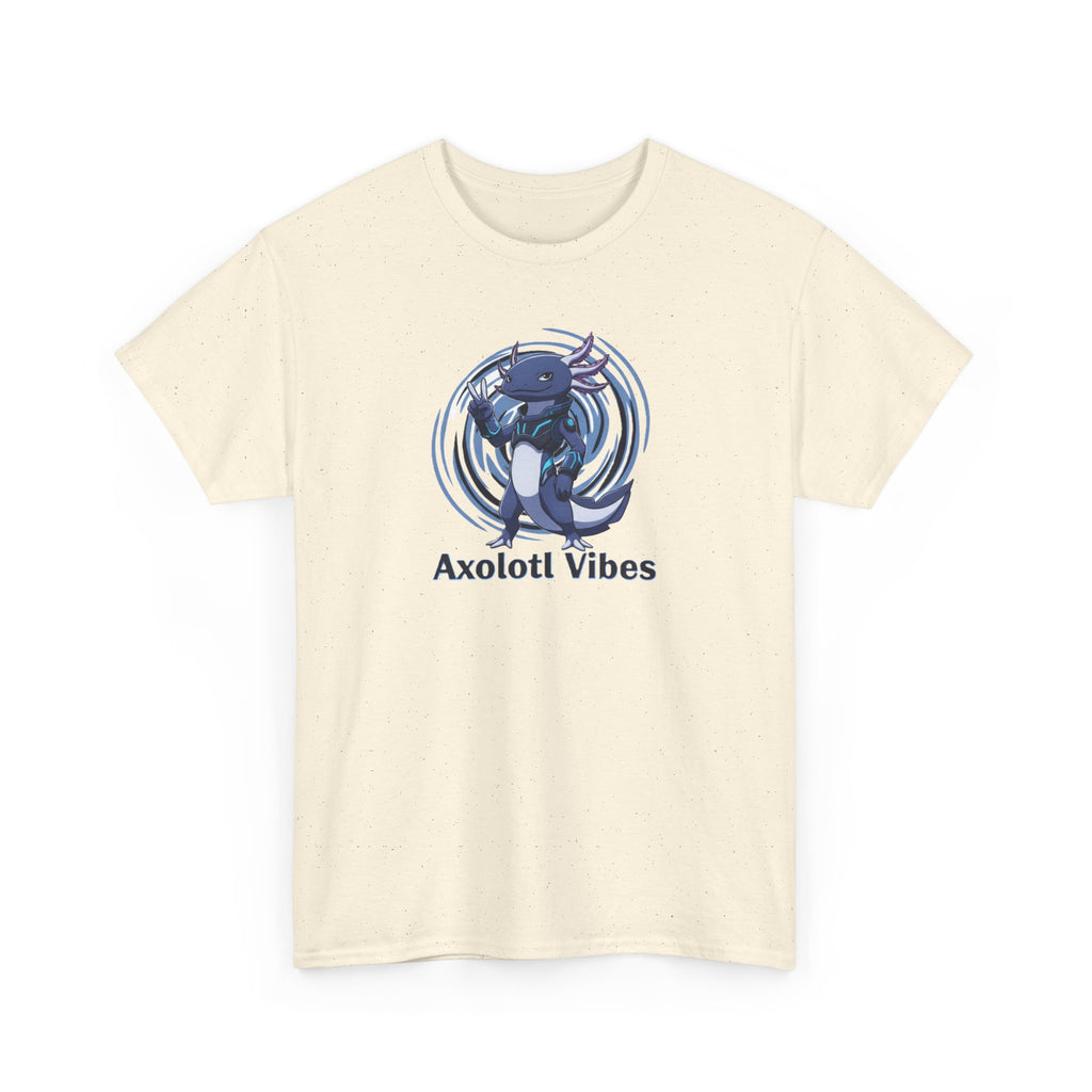 Axolotl Vibes T-Shirt — Cool Blue Axolotl Graphic Tee - Adult