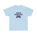 Proud Weeb Dad T-Shirt — Gamer Controller Graphic Dad Tee - Adult