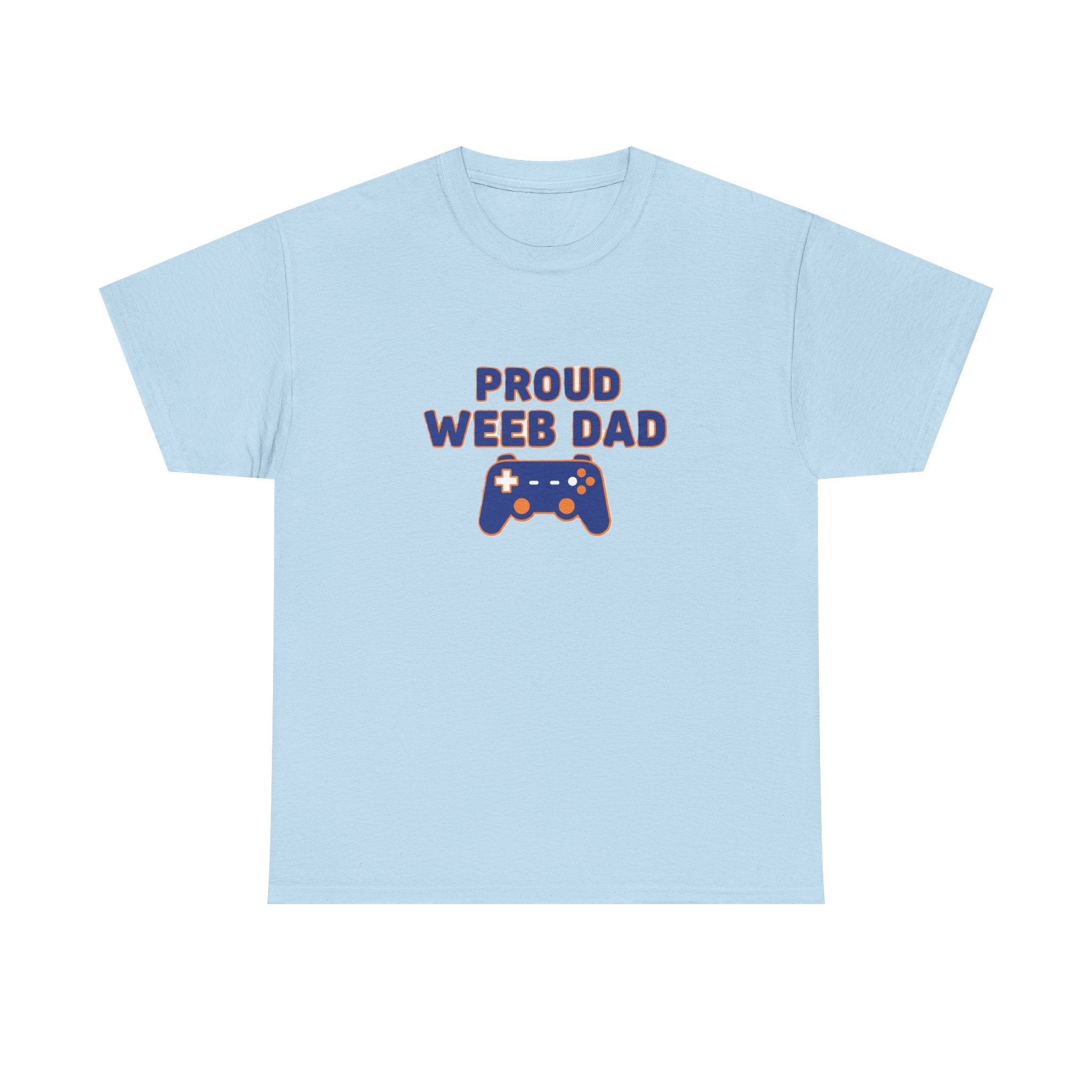 Proud Weeb Dad T-Shirt — Gamer Controller Graphic Dad Tee - Adult