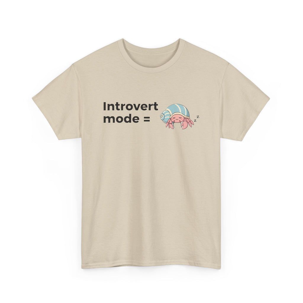 Introvert Mode Graphic Tee — Cute Anime Girl "Introvert mode" T-Shirt - Adult