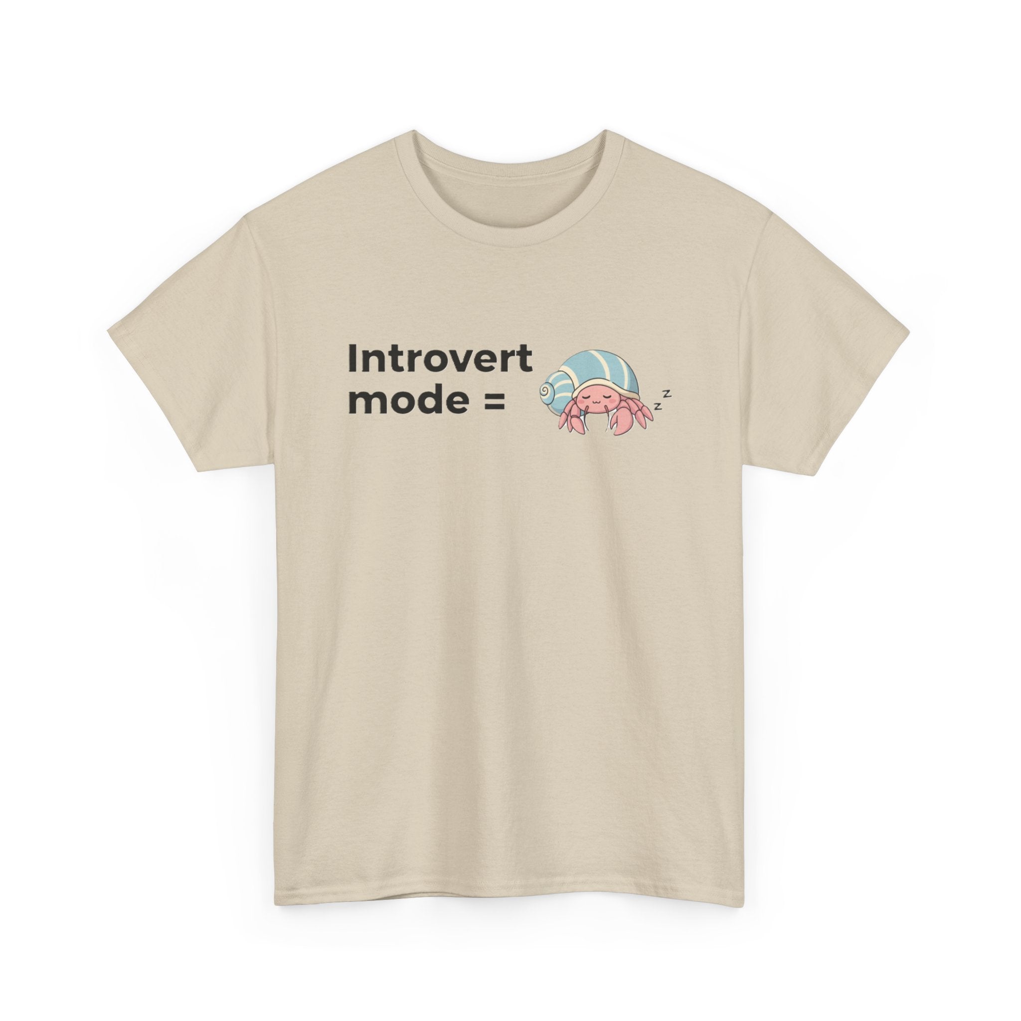 Introvert Mode Graphic Tee — Cute Anime Girl "Introvert mode" T-Shirt - Adult