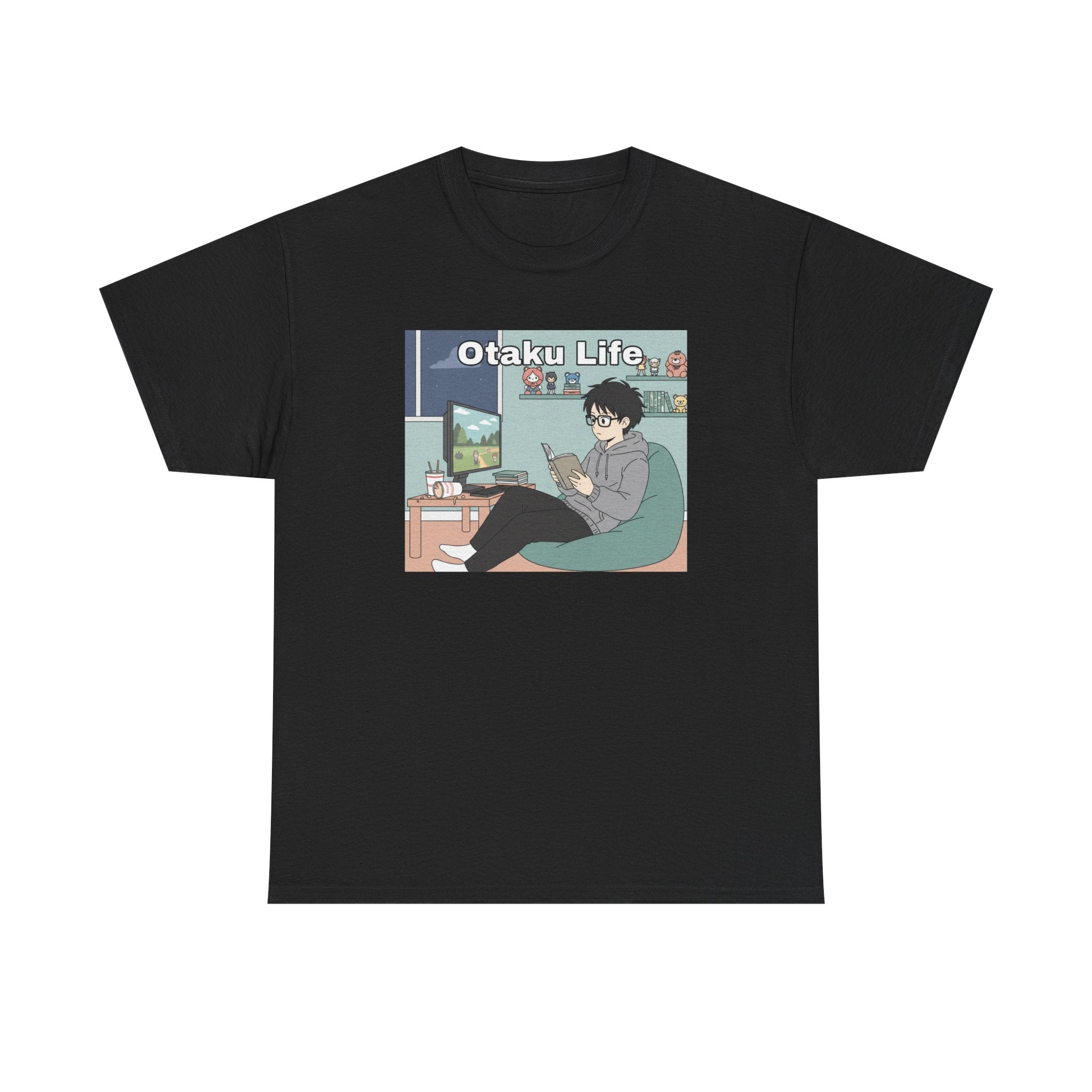 Otaku Life T-Shirt — Chill Anime Gamer Graphic Tee - Adult