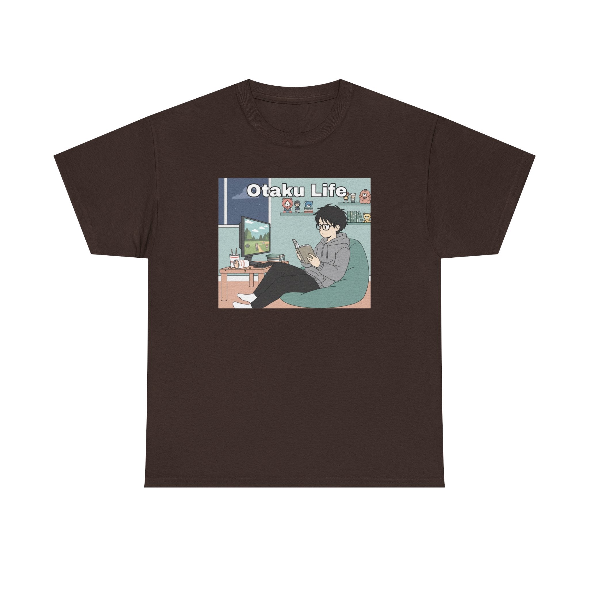 Otaku Life T-Shirt — Chill Anime Gamer Graphic Tee - Adult