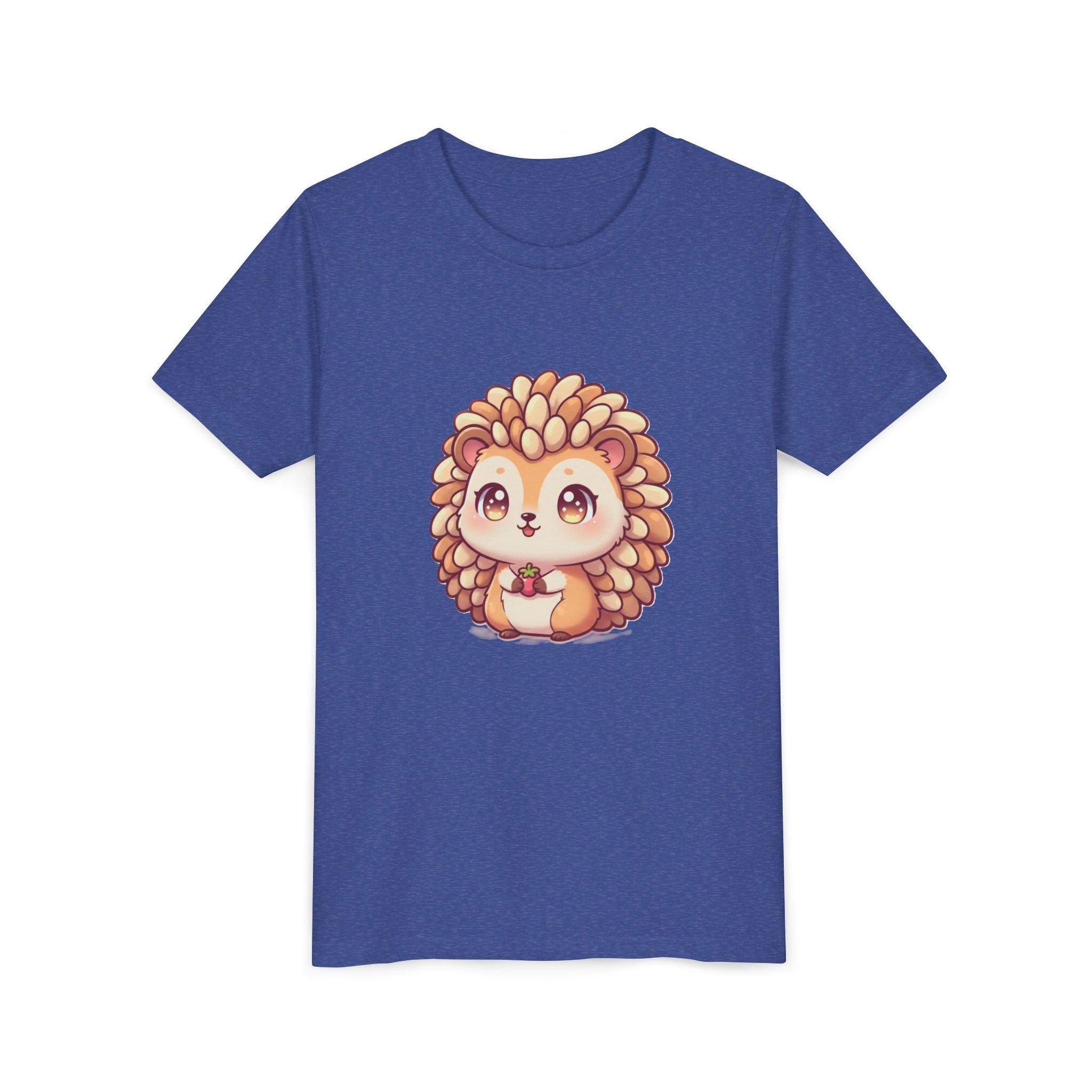 Cute Hedgehog Youth Tee — Adorable Cartoon Woodland Animal Kids Shirt