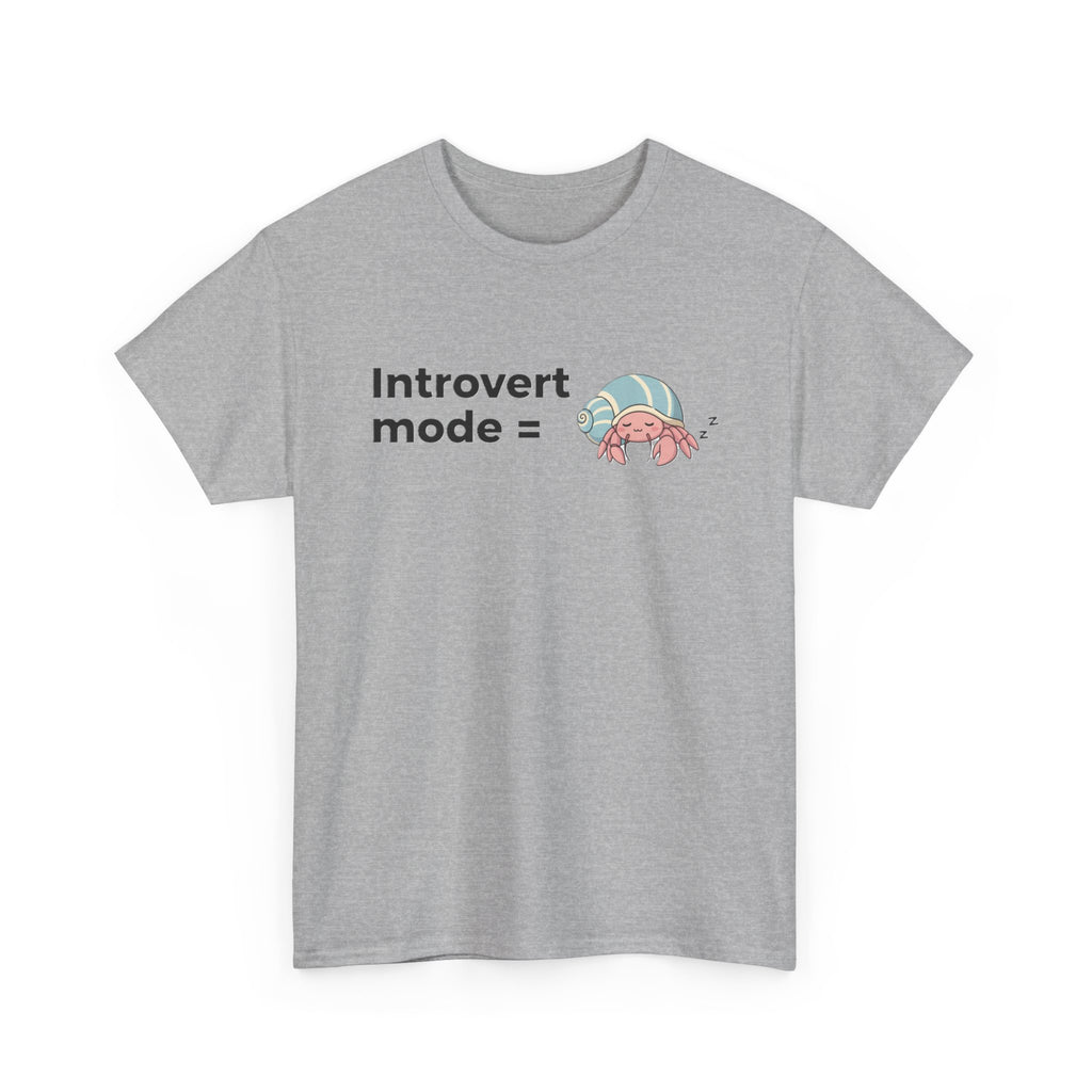 Introvert Mode Graphic Tee — Cute Anime Girl "Introvert mode" T-Shirt - Adult