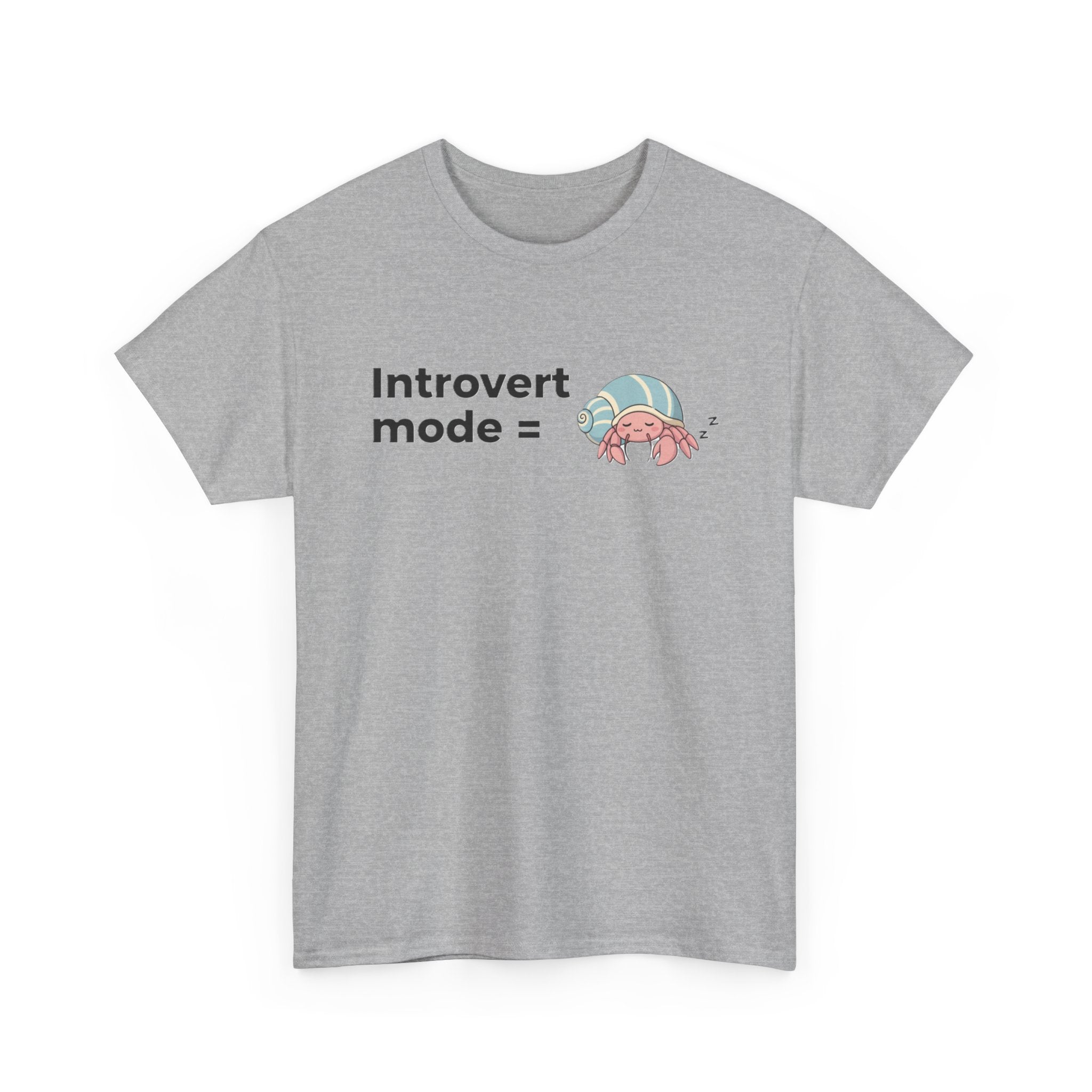 Introvert Mode Graphic Tee — Cute Anime Girl "Introvert mode" T-Shirt - Adult