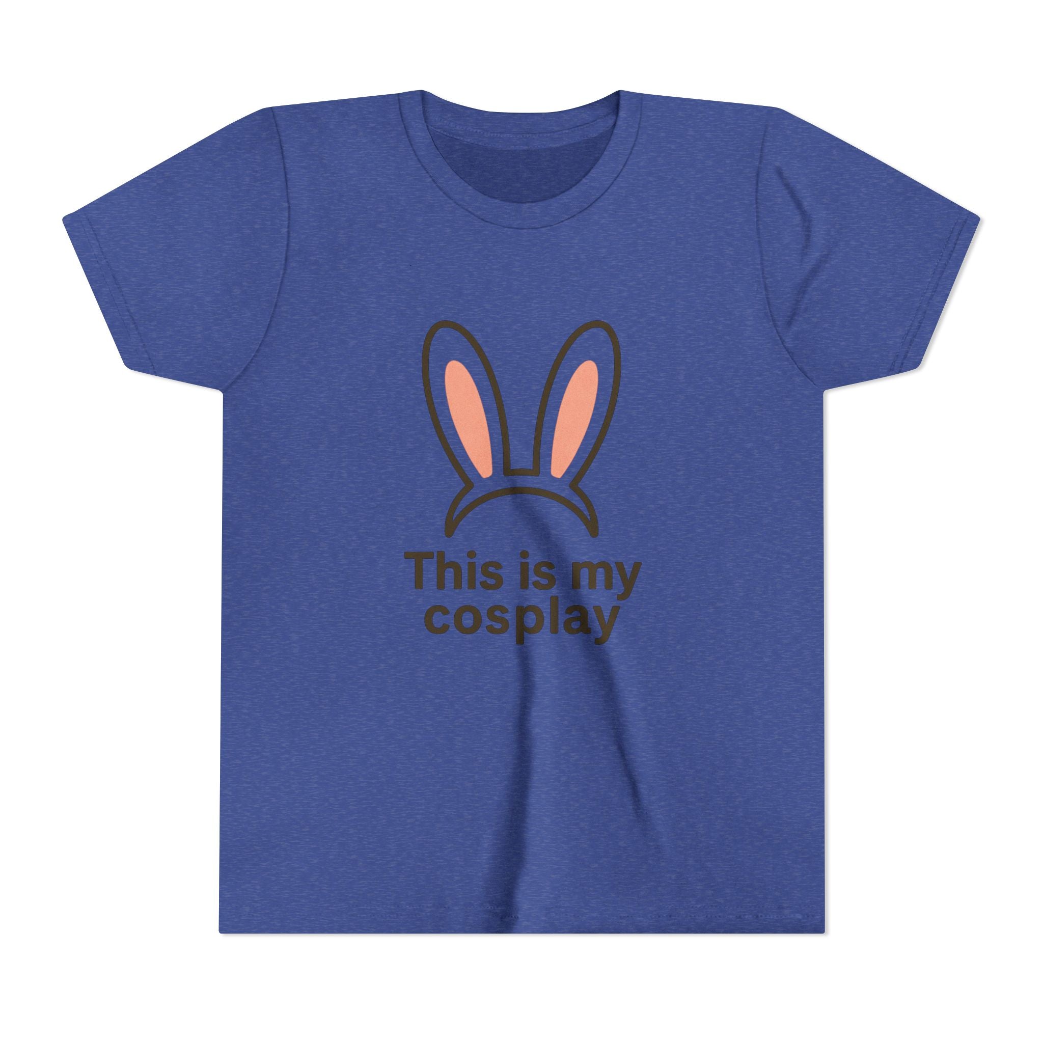 Youth Tee — "This is my cosplay" Bunny Ears Kids T‑Shirt