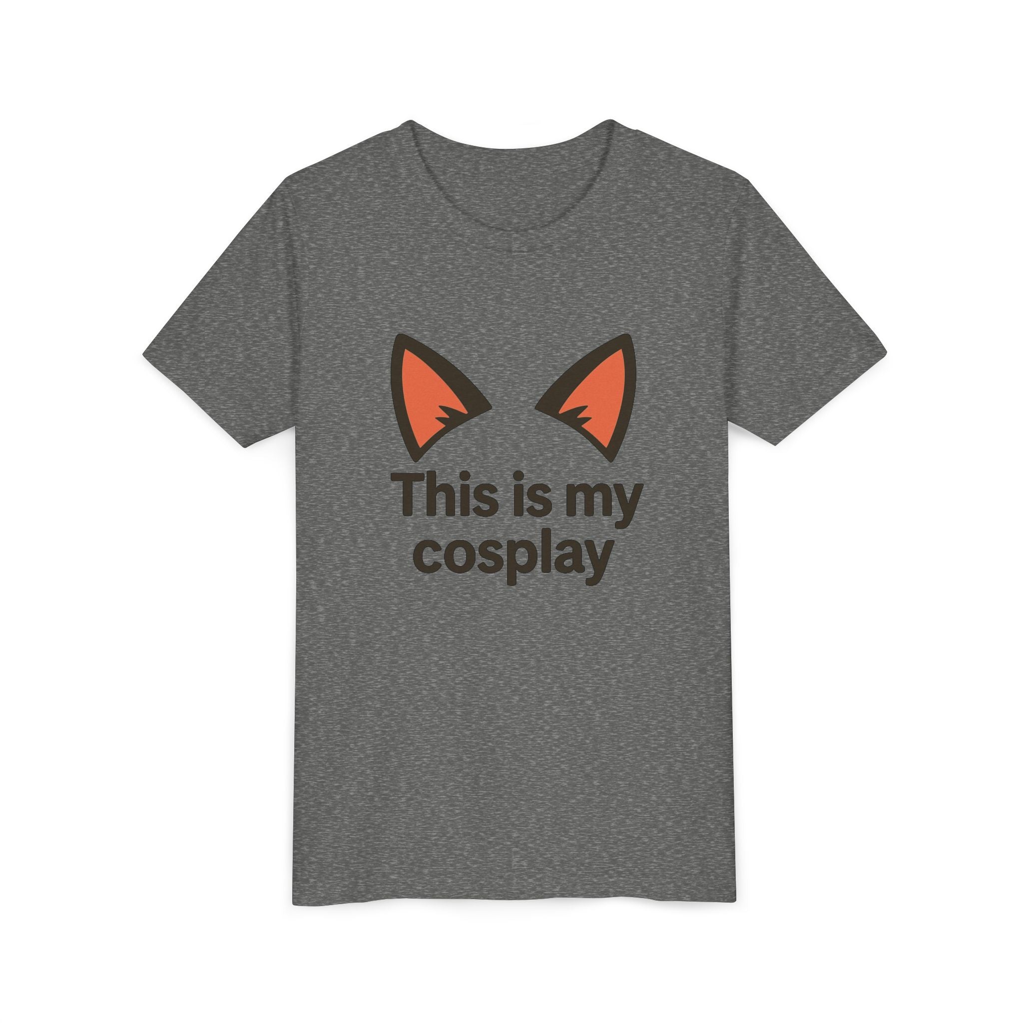 Youth Tee — "This Is My Cosplay" Fox Ear Costume Shirt