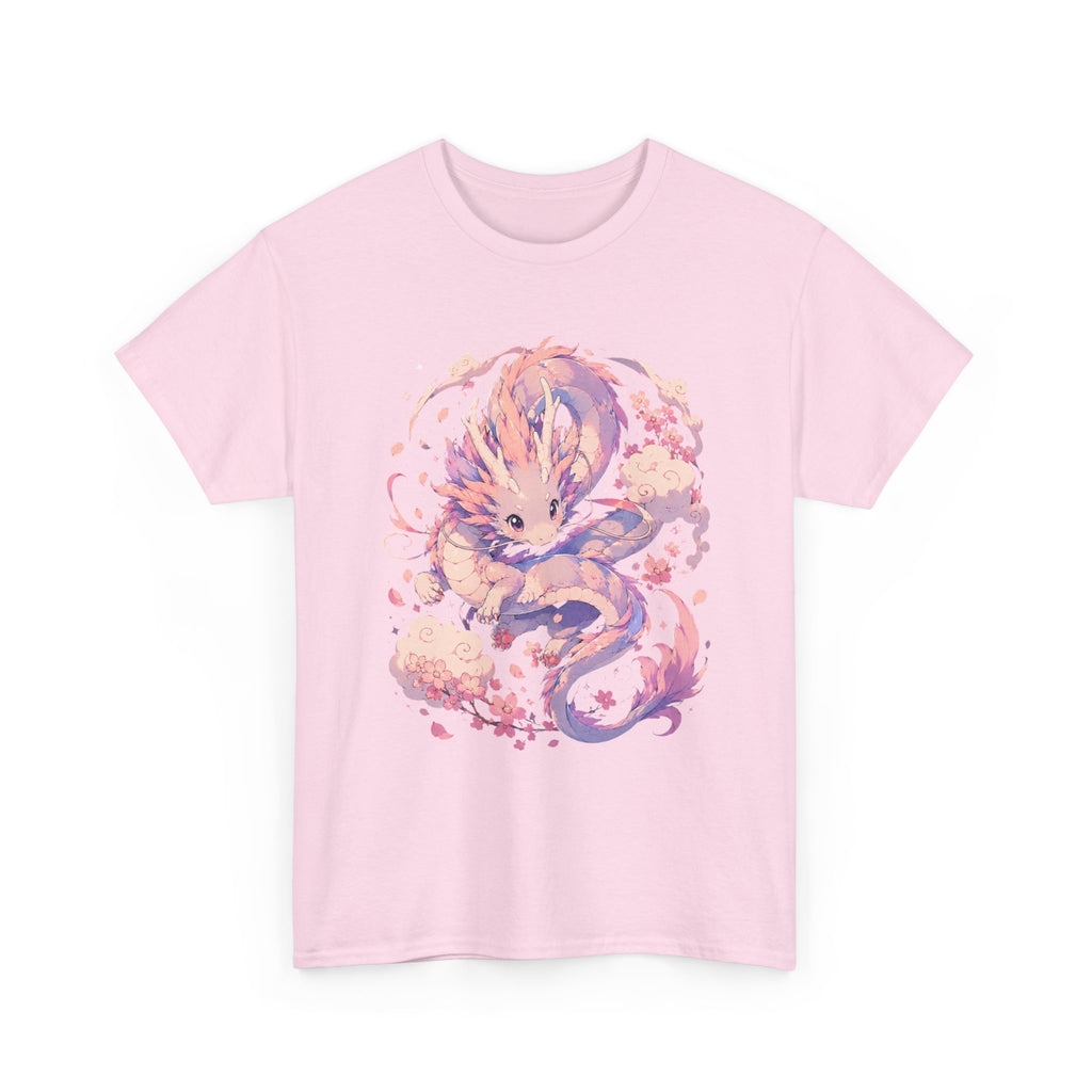 Dragon Fox Tee — Pastel Mythical Creature Graphic Shirt - Adult