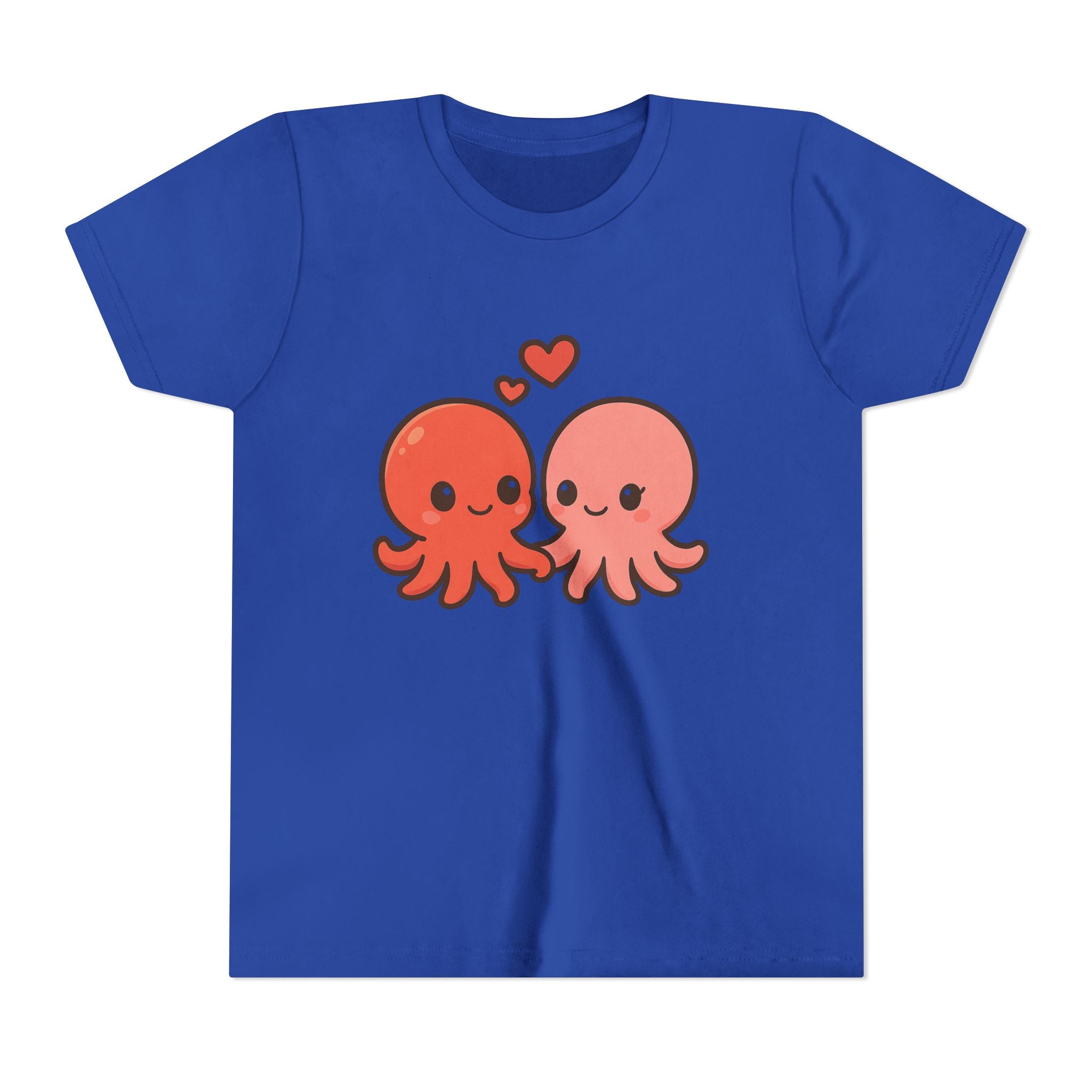 Cute Octopus Kids Tee – Kawaii Loving Octopus Graphic Youth T-Shirt