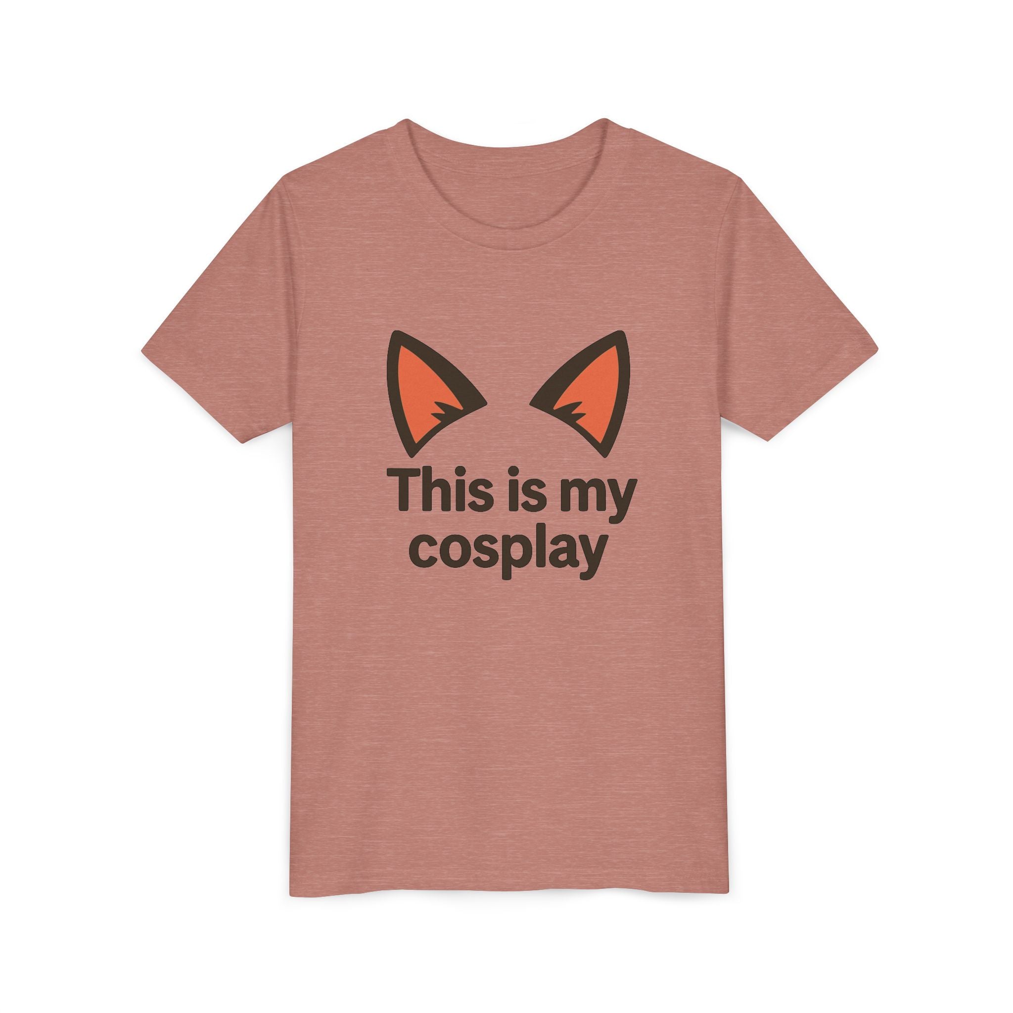 Youth Tee — "This Is My Cosplay" Fox Ear Costume Shirt