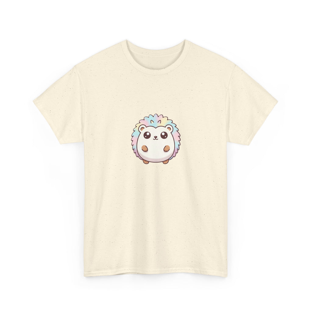 Cute Rainbow Hedgehog T-Shirt — Kawaii Animal Graphic Tee - Adult