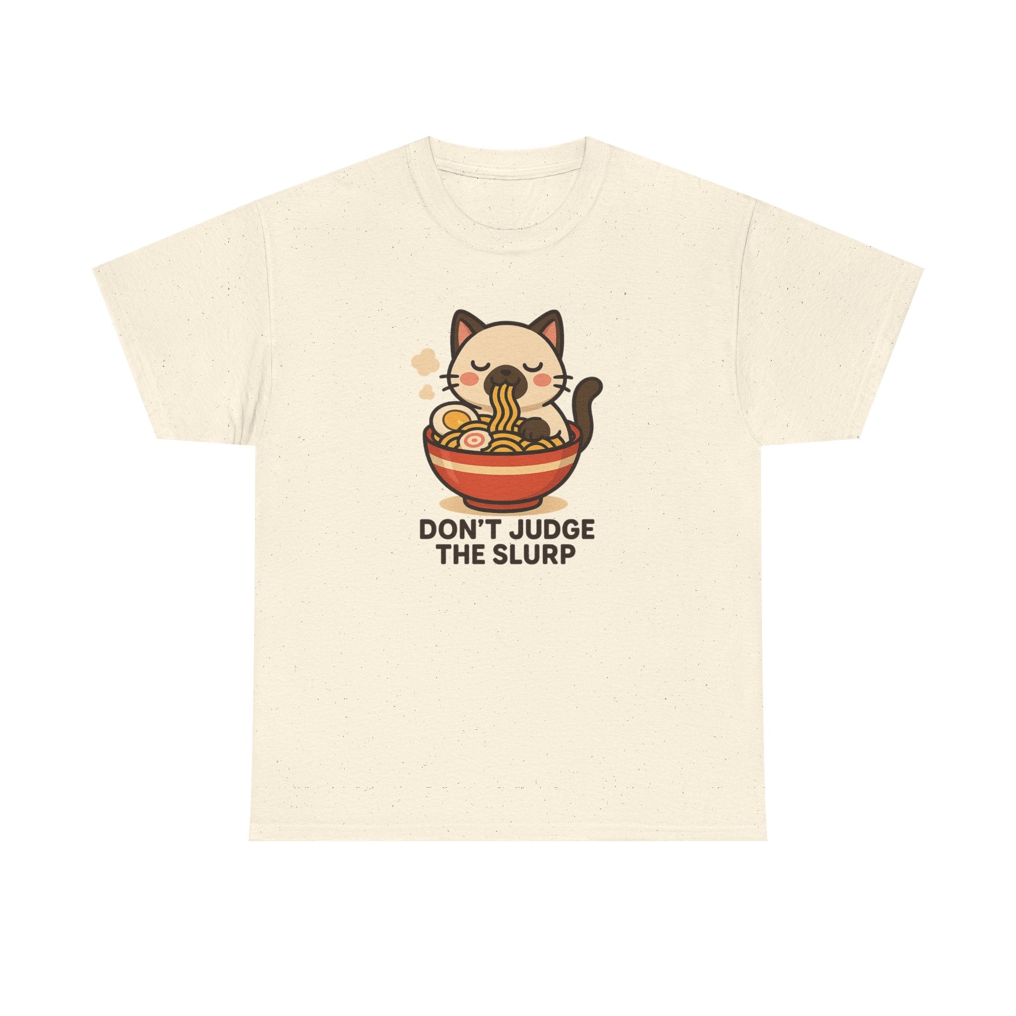 Don’t Judge The Slurp Cat Ramen Tee - Adult
