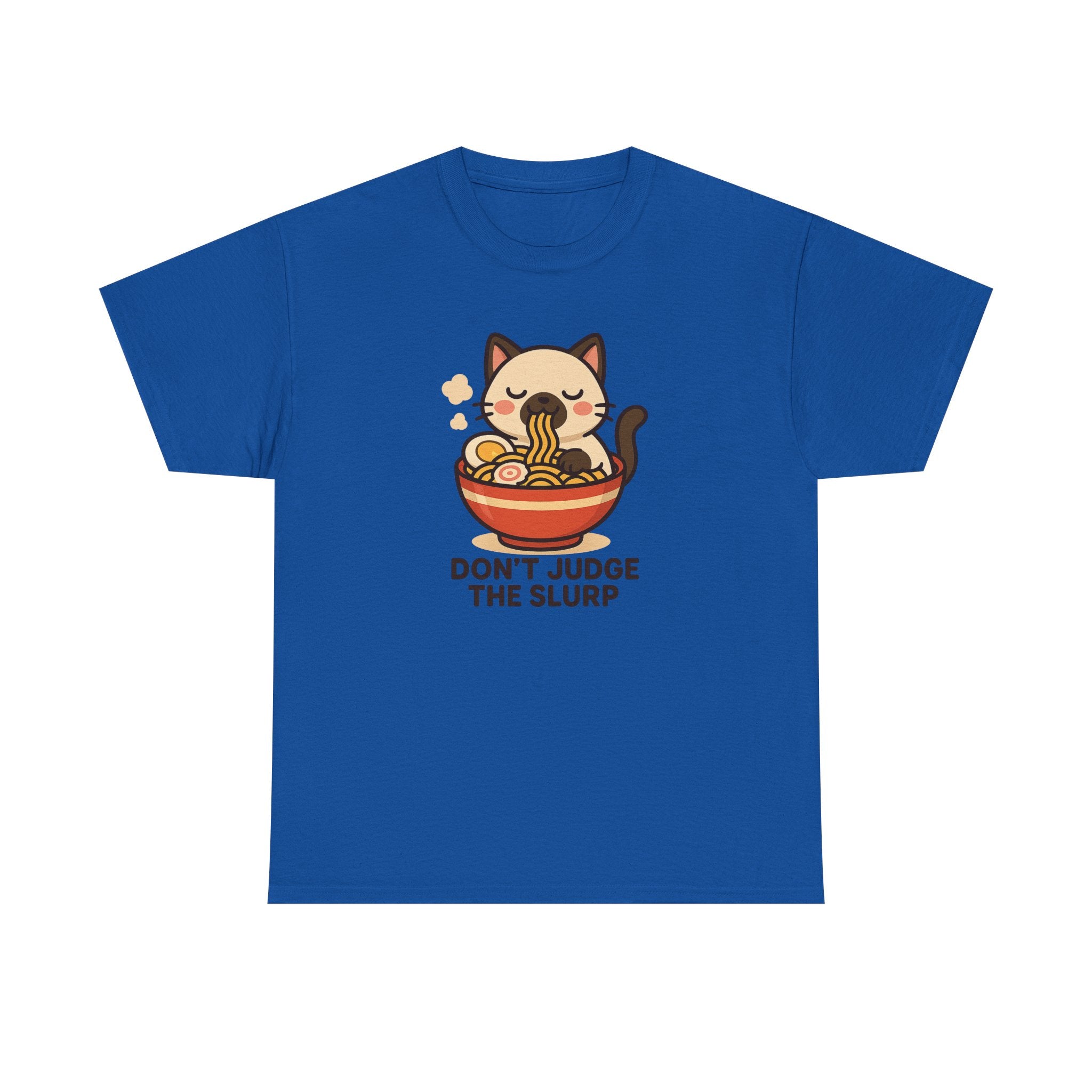 Don’t Judge The Slurp Cat Ramen Tee - Adult
