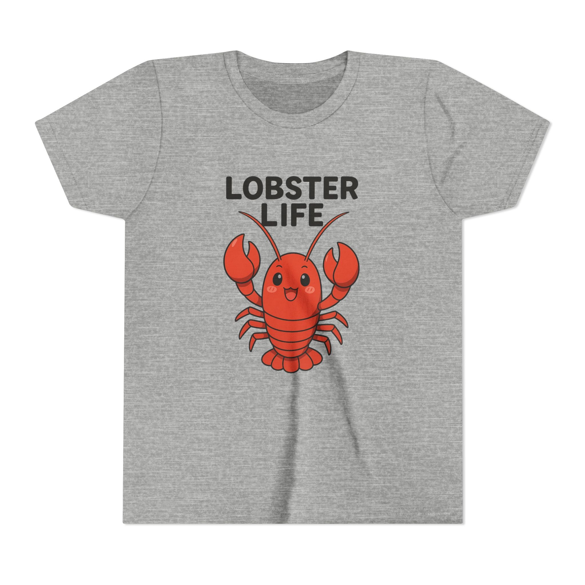 Youth Tee — Cute "Lobster Life" Kids T-Shirt (Summer Beach Shirt)