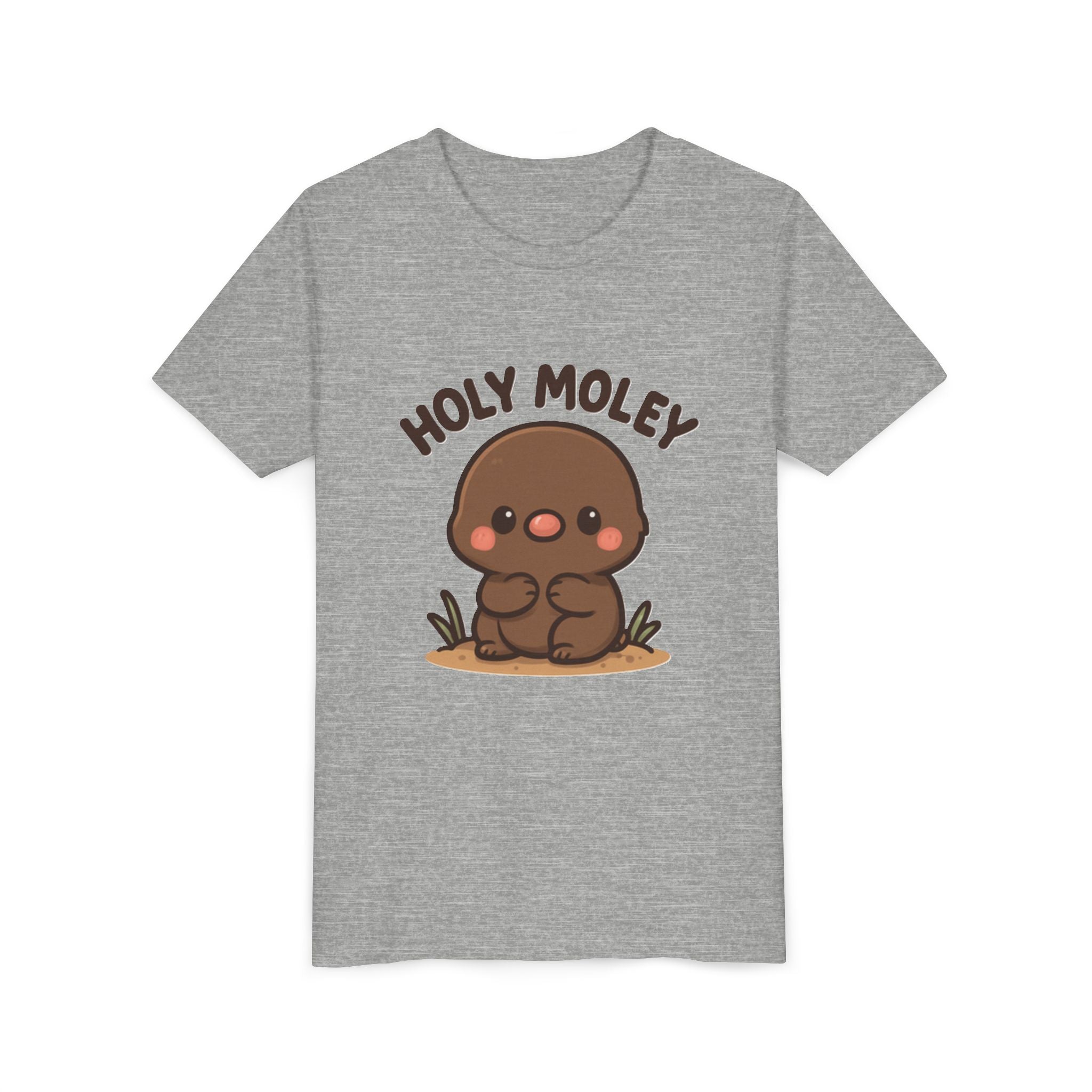 Holy Moley Kids Tee — Cute Cartoon Mole Youth Short Sleeve Shirt