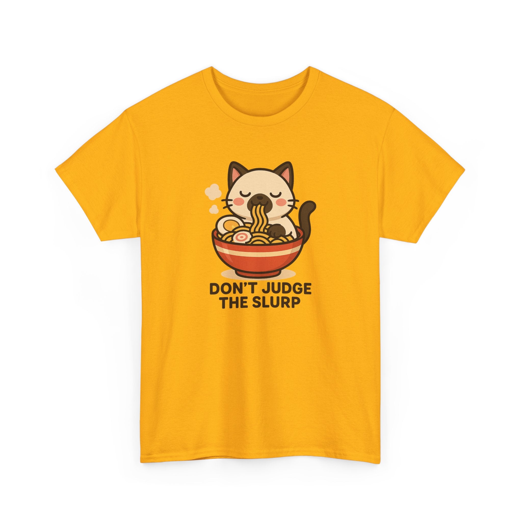 Don’t Judge The Slurp Cat Ramen Tee - Adult