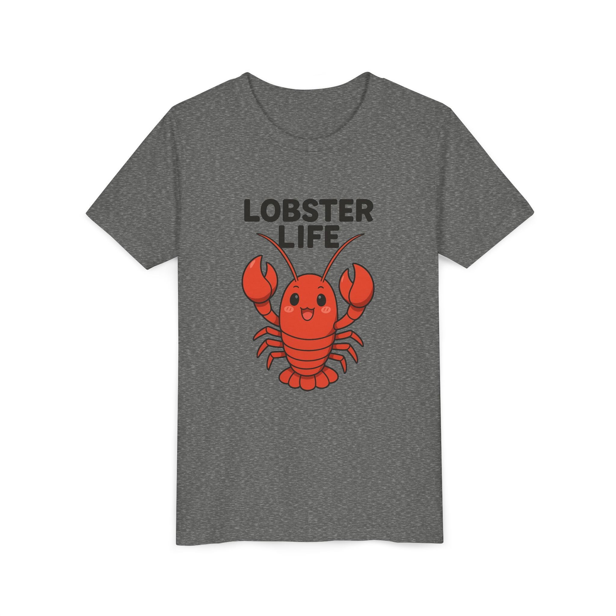 Youth Tee — Cute "Lobster Life" Kids T-Shirt (Summer Beach Shirt)