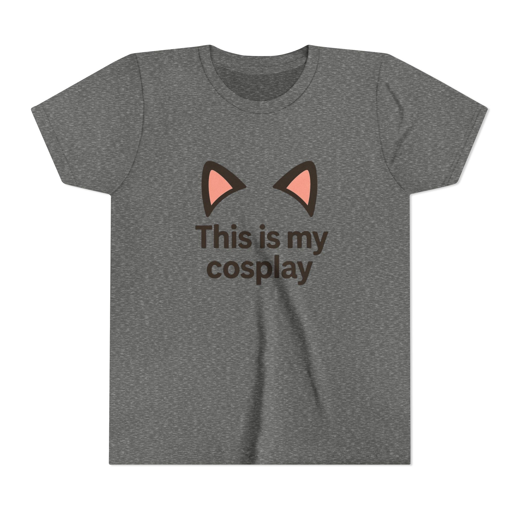 Youth Tee — "This Is My Cosplay" Cat Ear Graphic