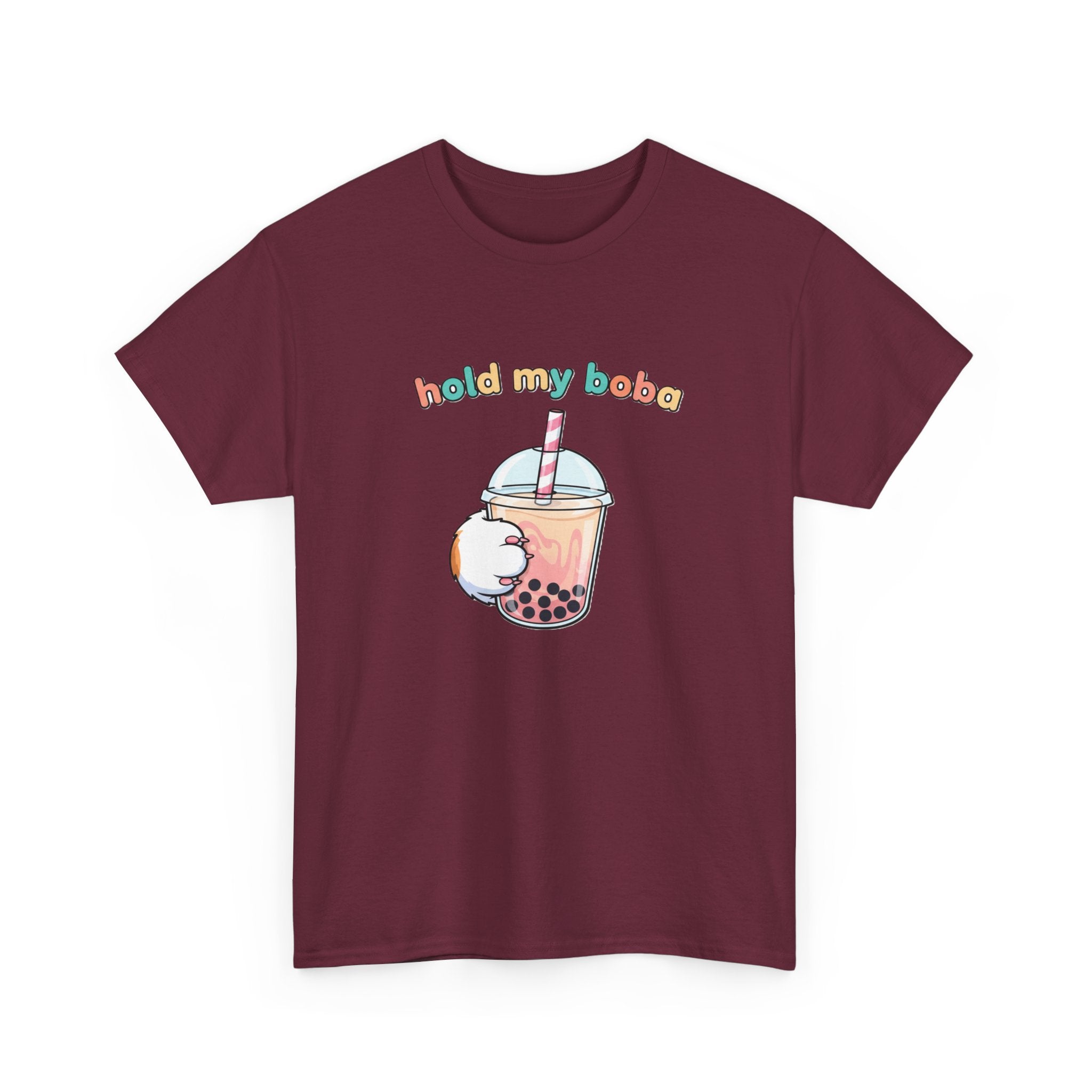 Hold My Boba T‑Shirt — Cute Bubble Tea Graphic Tee - Adult