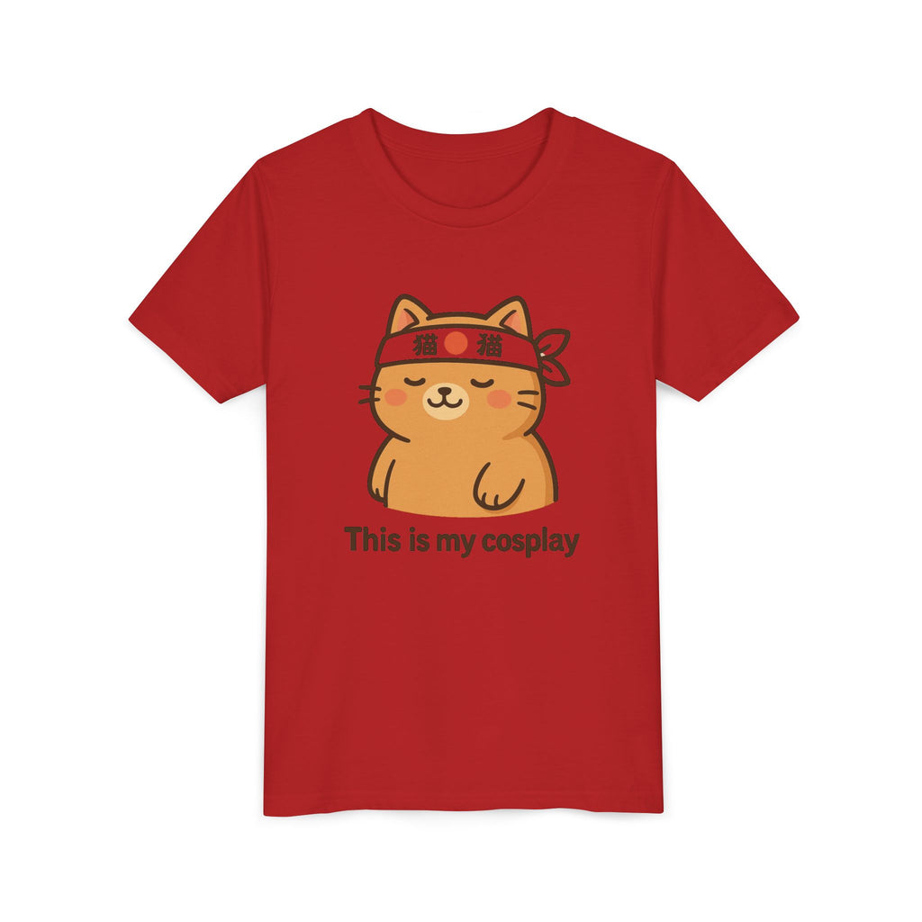 Kids" This Is My Cosplay" Cat Tee — Cute Anime Kawaii Cat Costume Shirt for Children