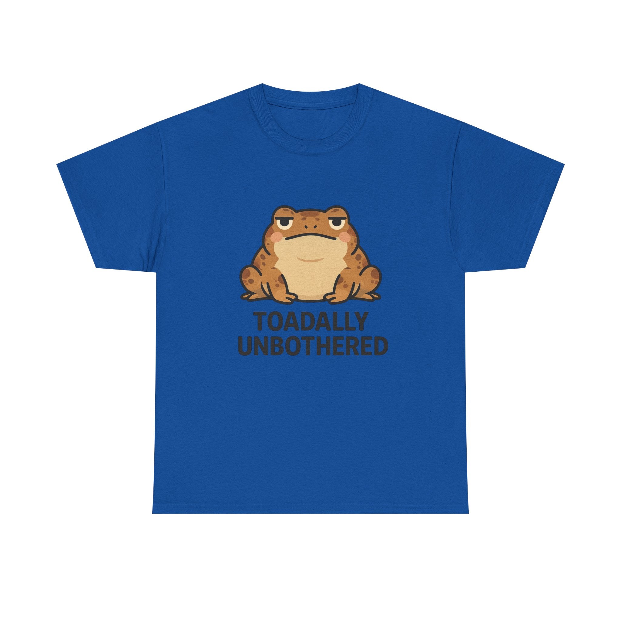 Toadally Unbothered T-Shirt — Cute Relaxed Frog Graphic Tee - Adult